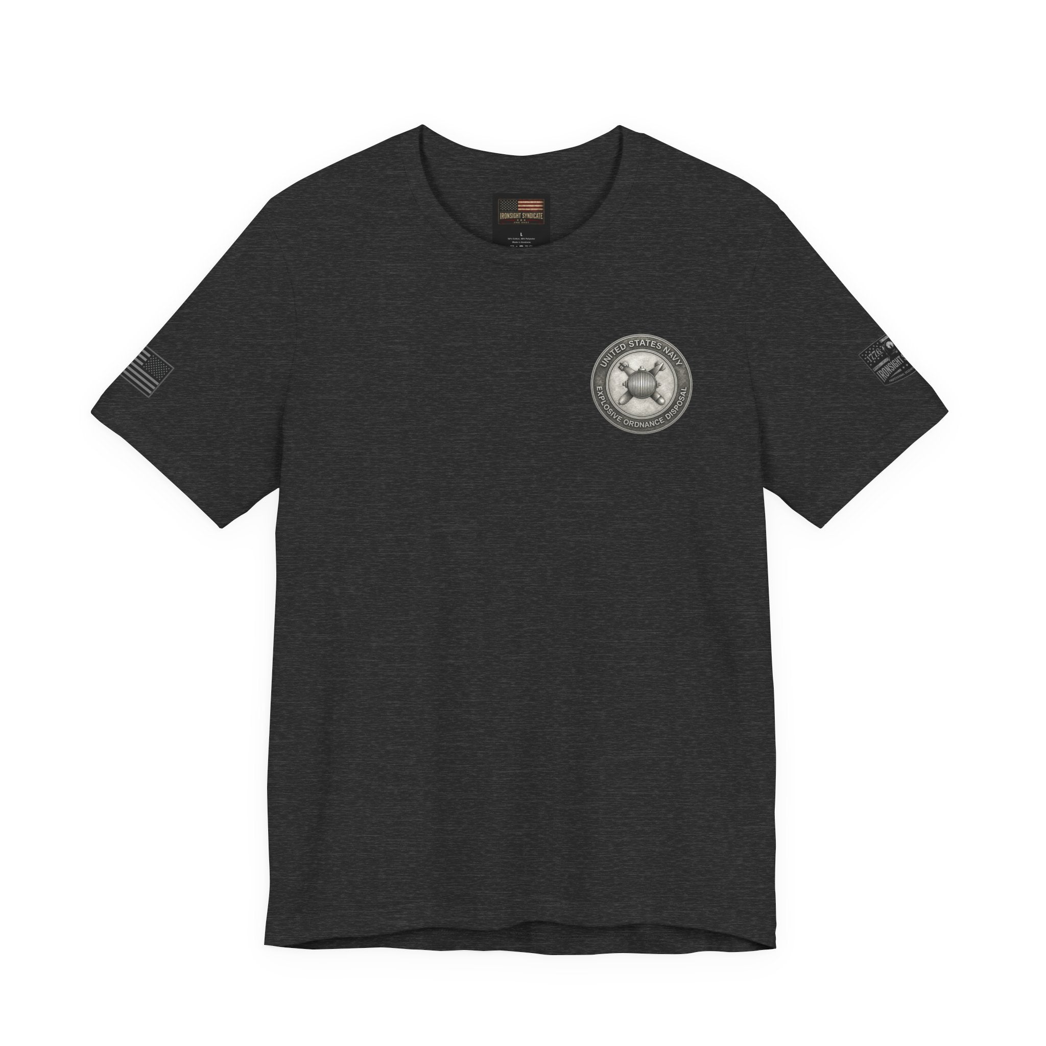 US Navy Master EOD Tech T-Shirt | Patriotic Tee for Veterans, Adult (13 and up), unisex