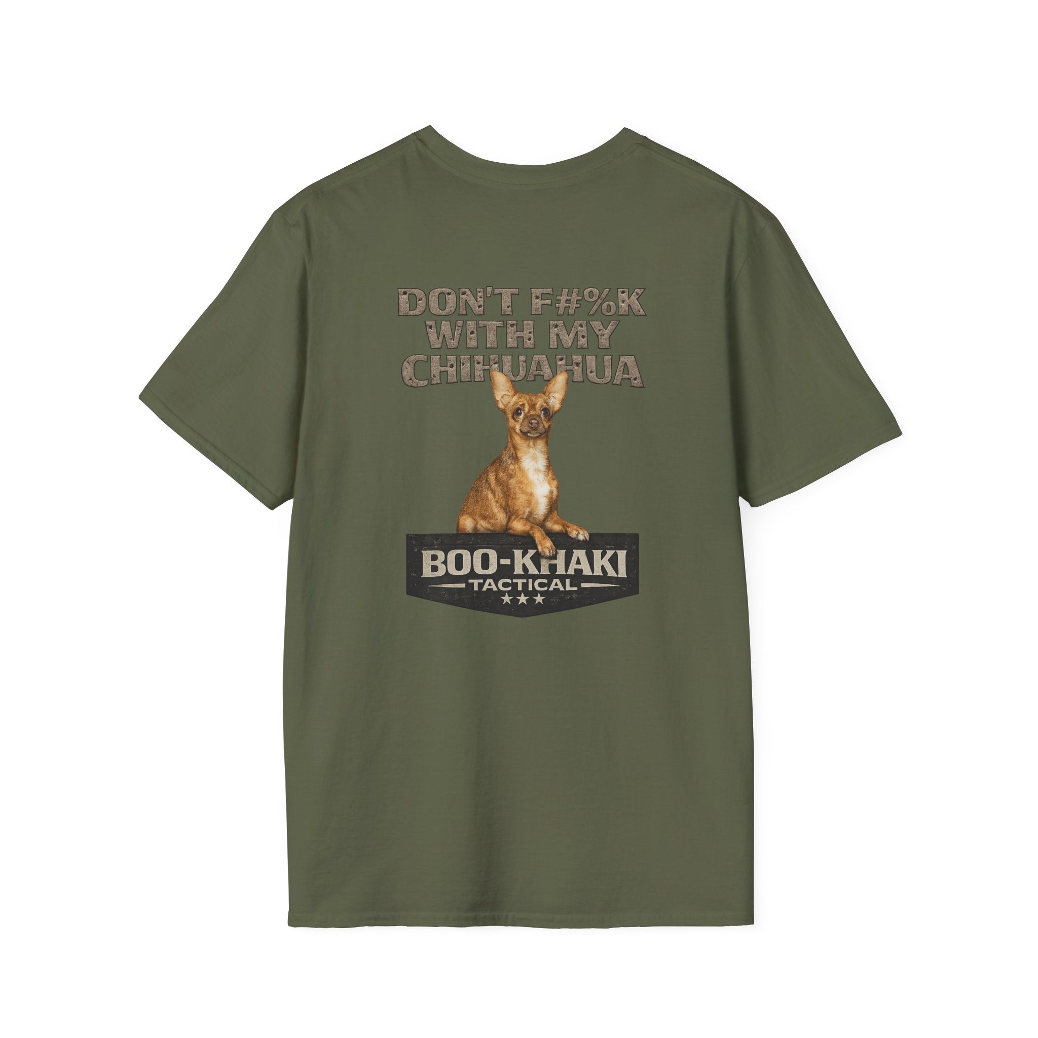 Don't F#%K with my Chihuahua T-Shirt – Boo-Khaki Tactical Graphic Tee