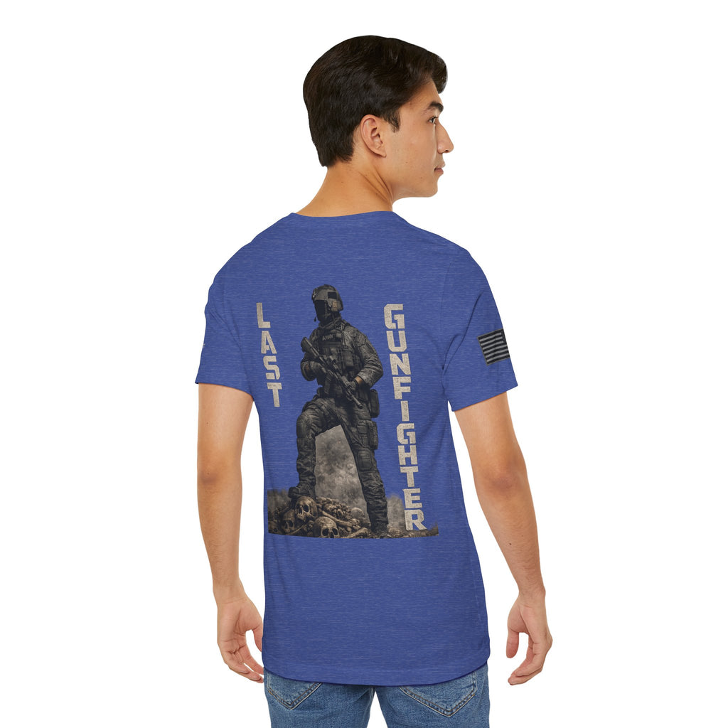Last Gunfighter Infantry Inspired Patriotic T-Shirt | Ironsight Syndicate