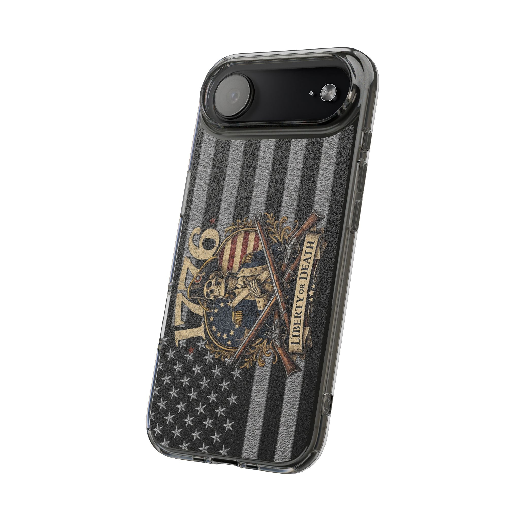 1776 commemorative Clear Impact-Resistant Phone Case