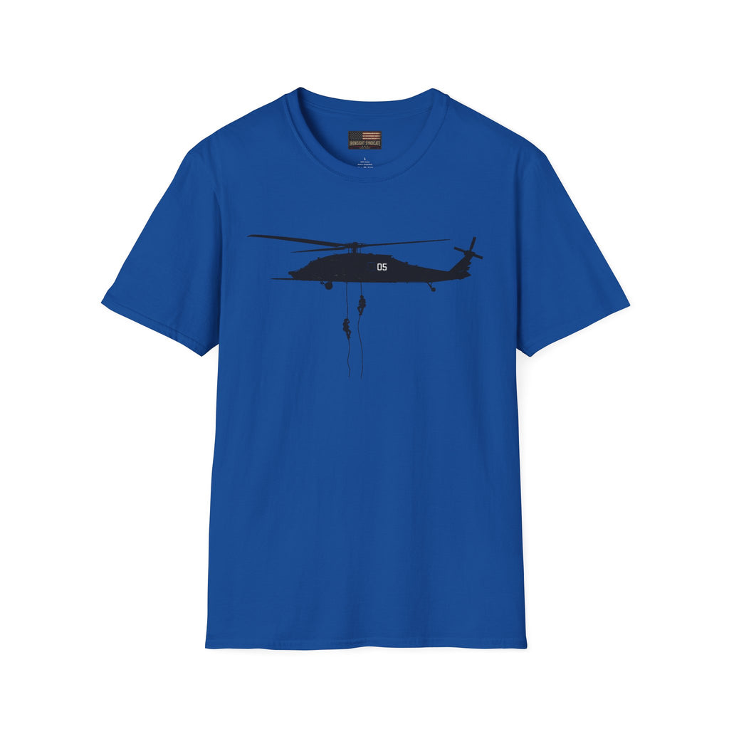 Fast Rope T‑Shirt — Military Silhouette Tee