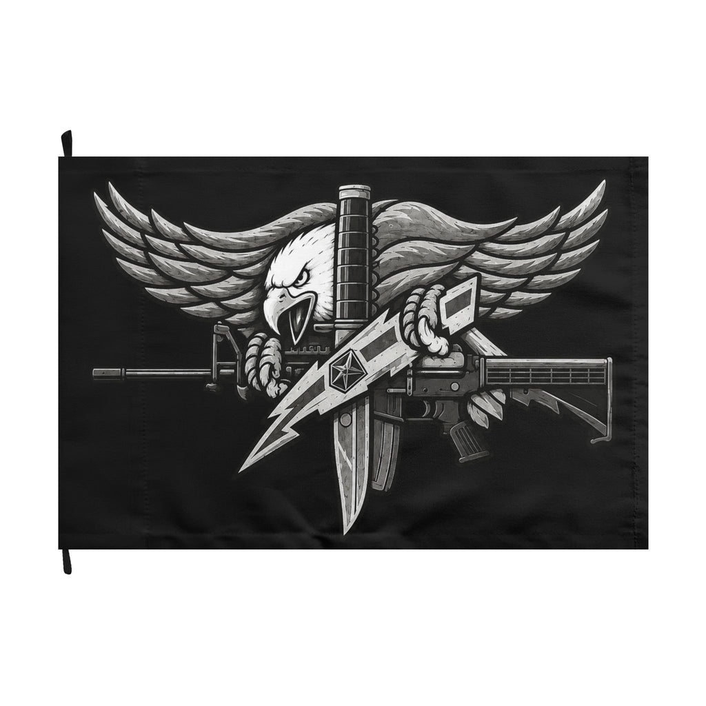 Double-Sided SWAT Eagle Law Enforcement Only Flag - 18 x 12 in | Ironsight Syndicate