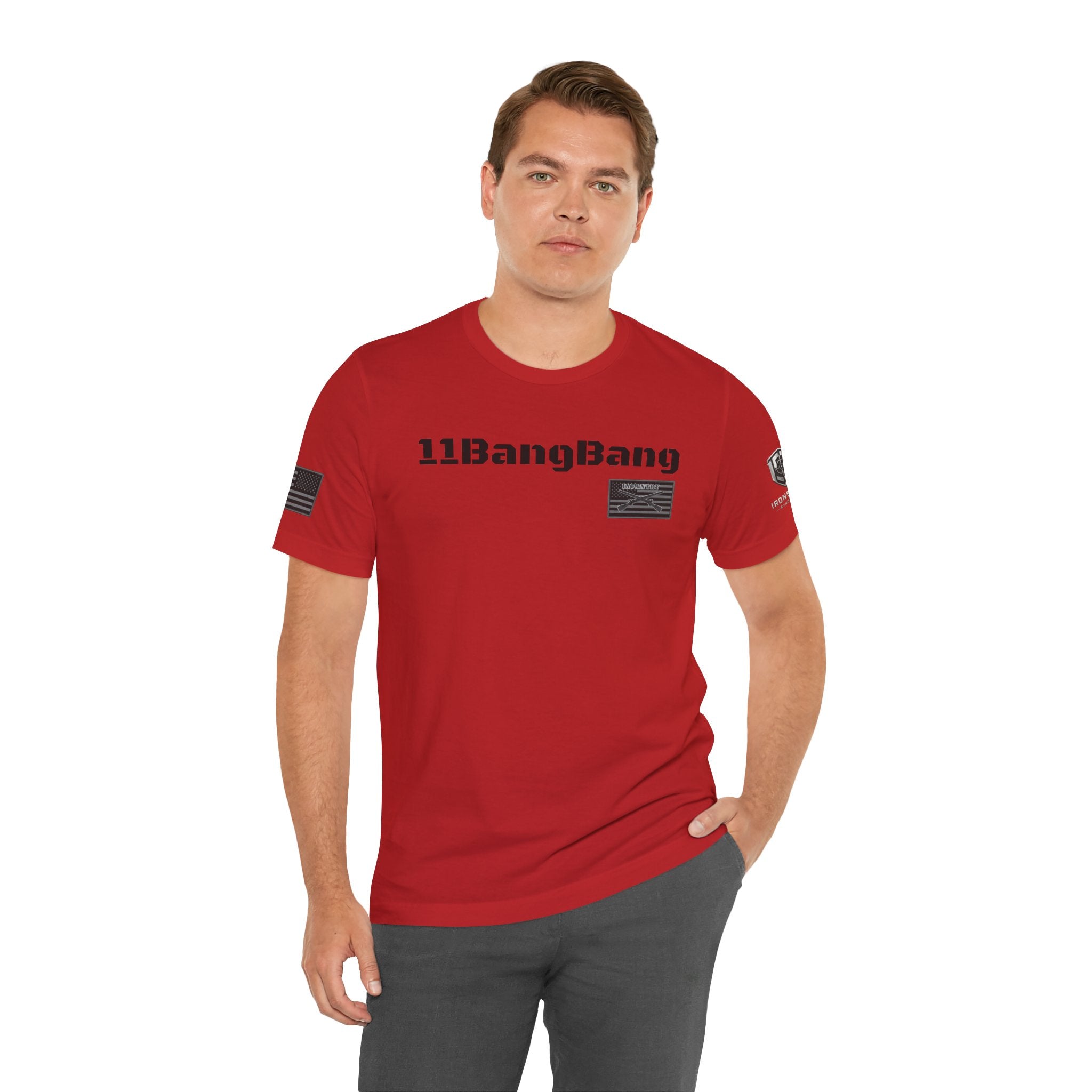 11BangBang Infantry Inspired Patriotic T-Shirt