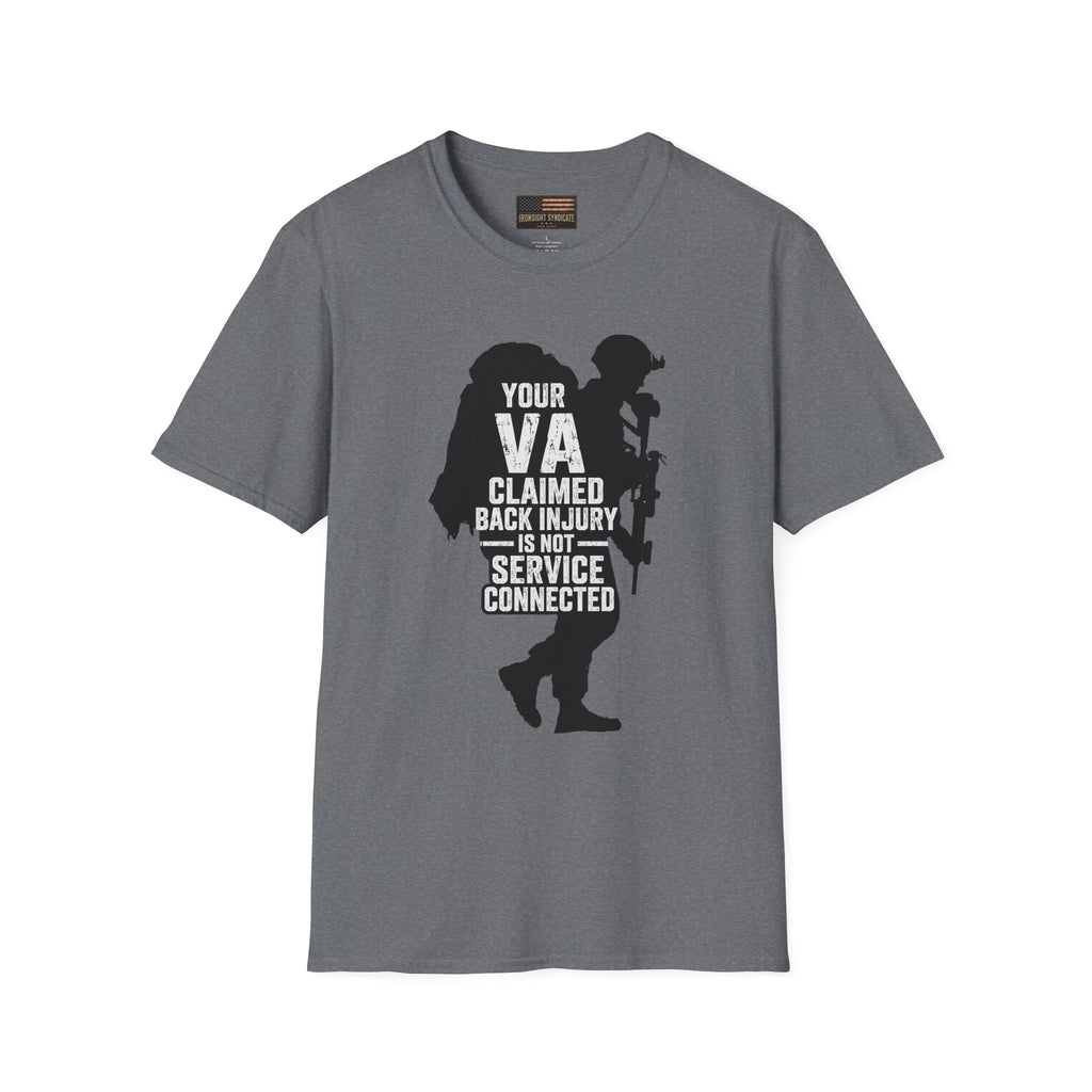 VA Claim Denied Graphic Front T-Shirt