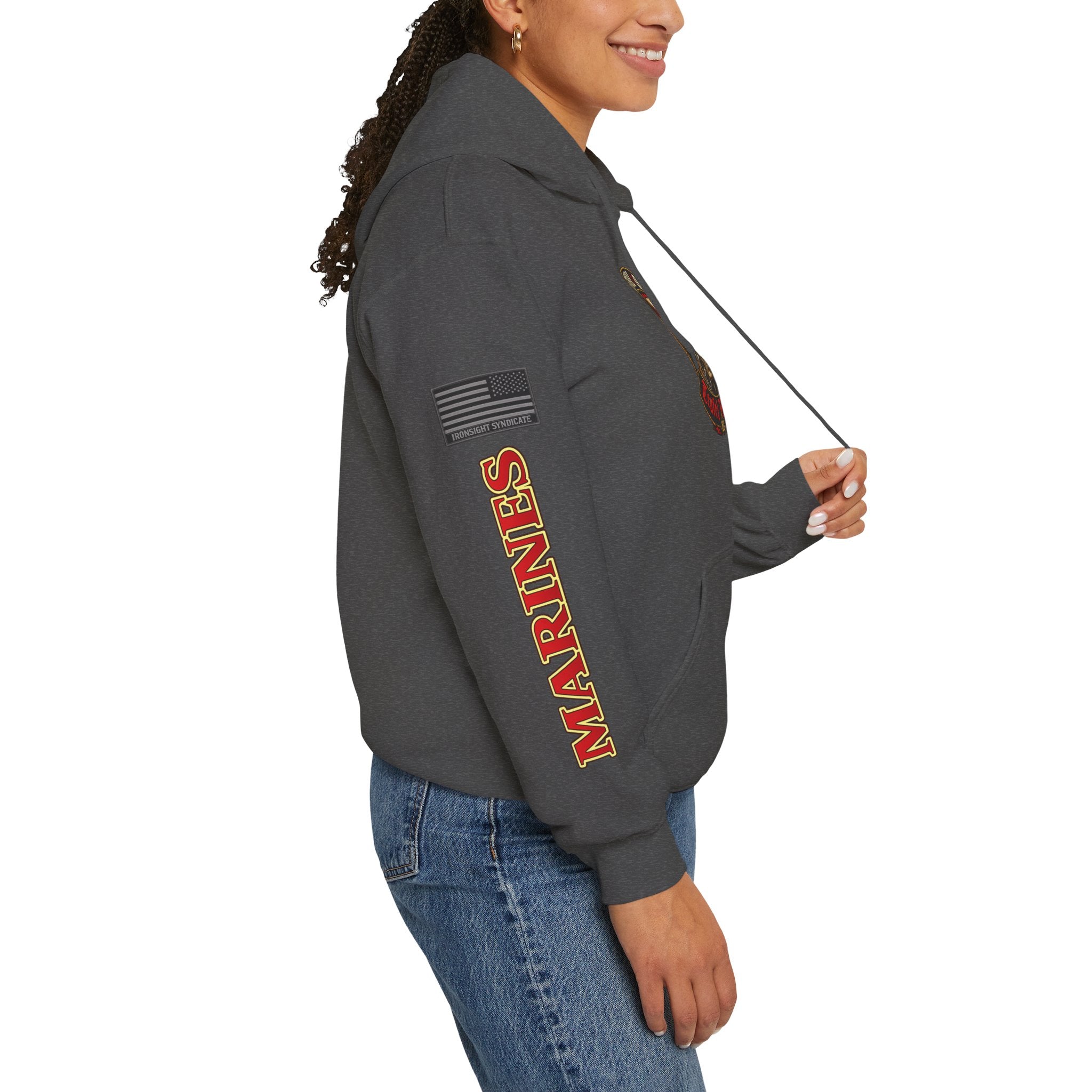 Devil Dog, Teufel Hunden Marine Corps Hooded Sweatshirt