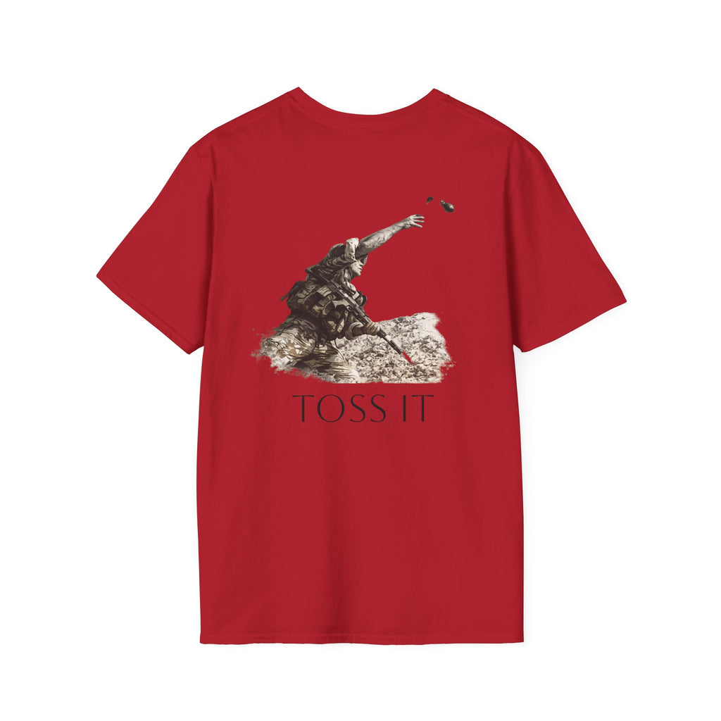 Toss It.  Funny Hand Grenade Tee