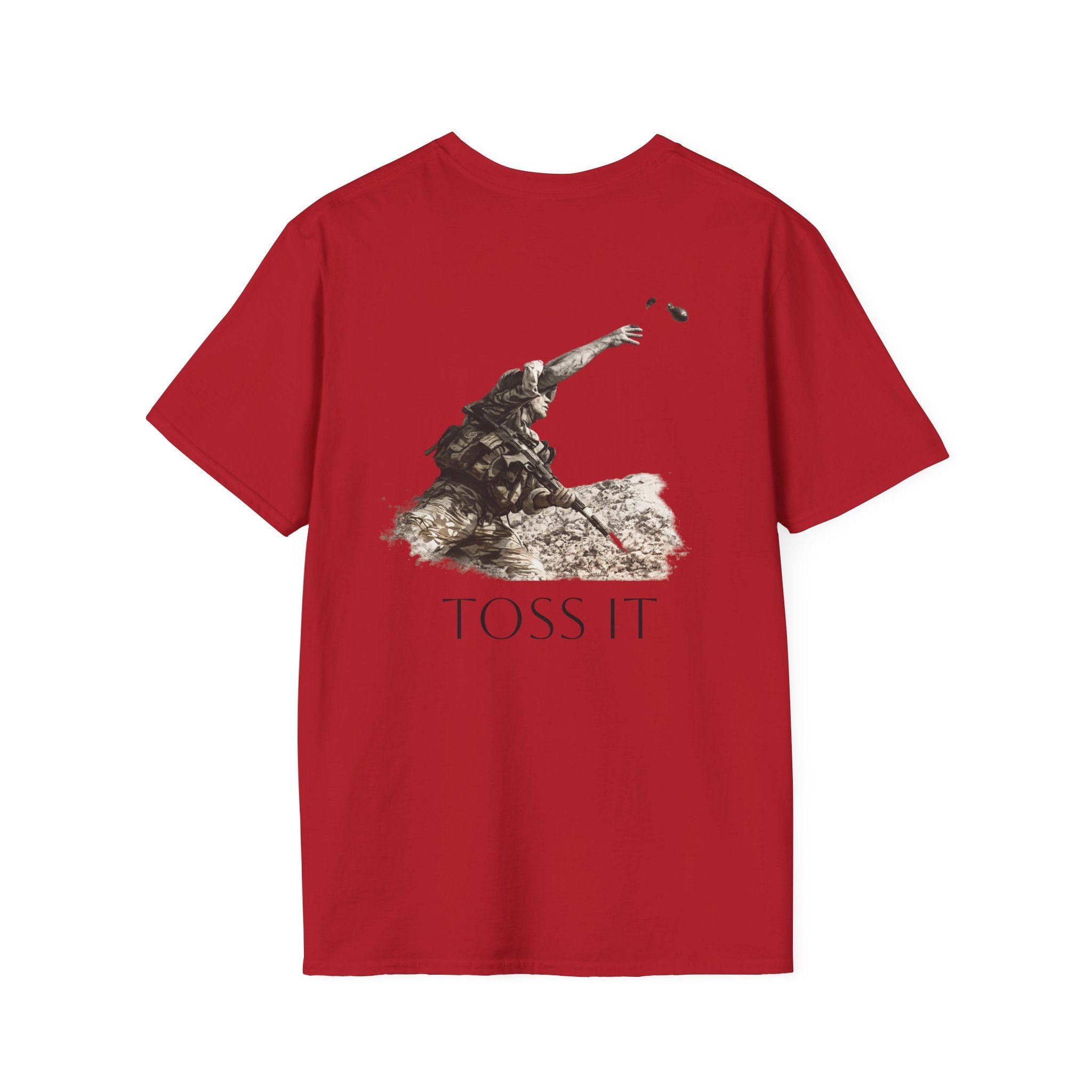 Toss It.  Funny Hand Grenade Tee