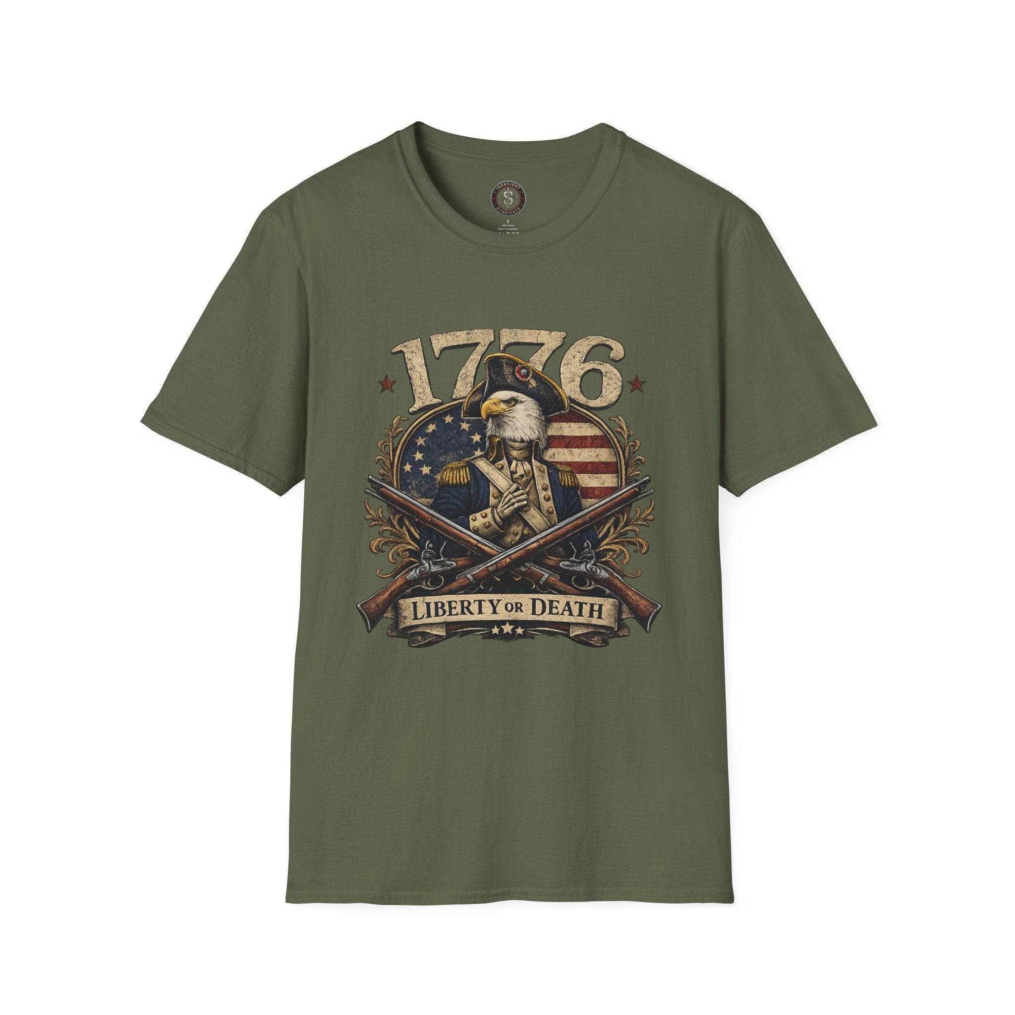 Bald Eagle 1776 Liberty or Death Tee