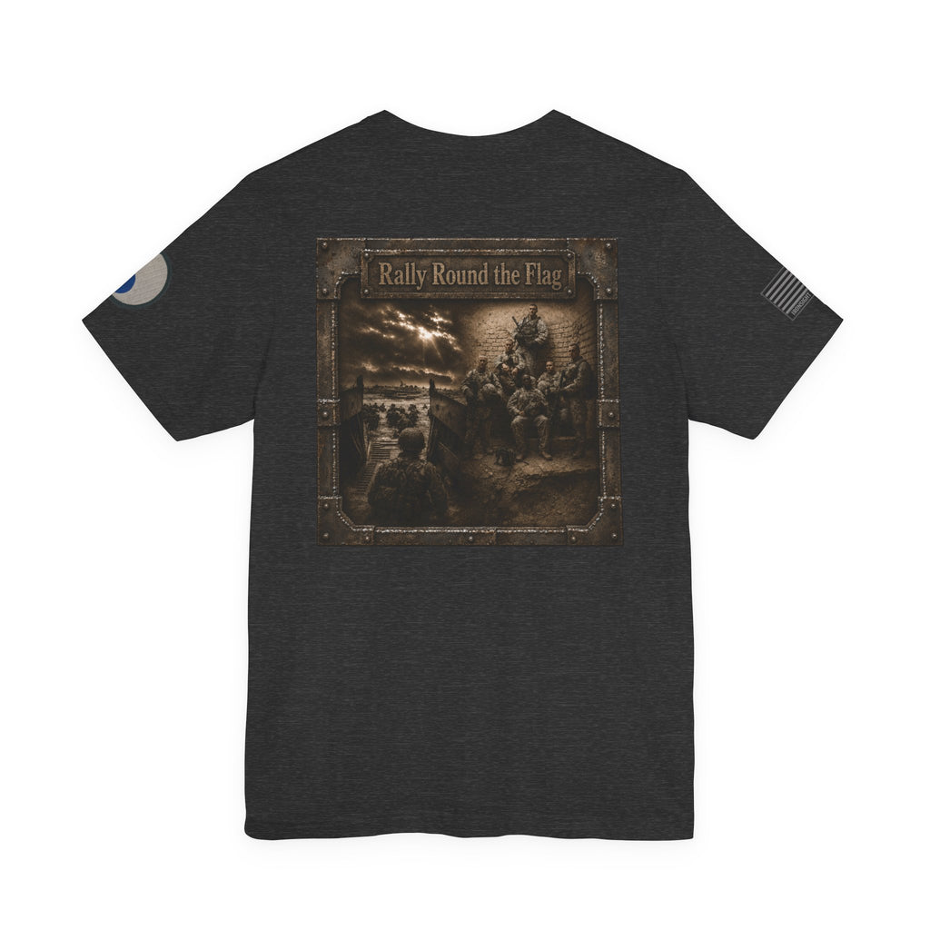 29th Infantry Division 1-115th Infantry Regiment T-Shirt | Patriotic Military Graphic Tee for Veterans & Patriots, Adult (13 and up), unisex