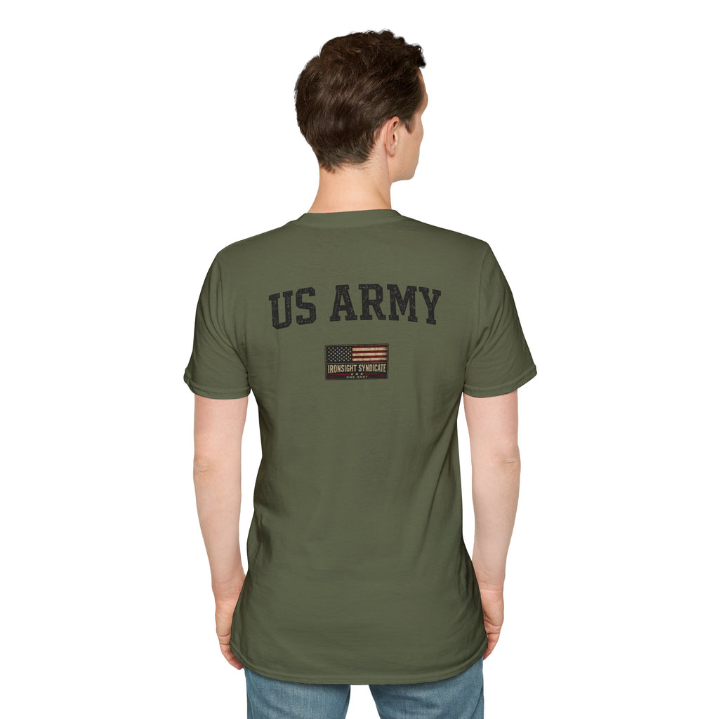 Fort Benning Athletic Tee  Ironsight Syndicate | Patriotic Military Graphic Tee for Veterans & Patriots, Adult (13 and up), unisex