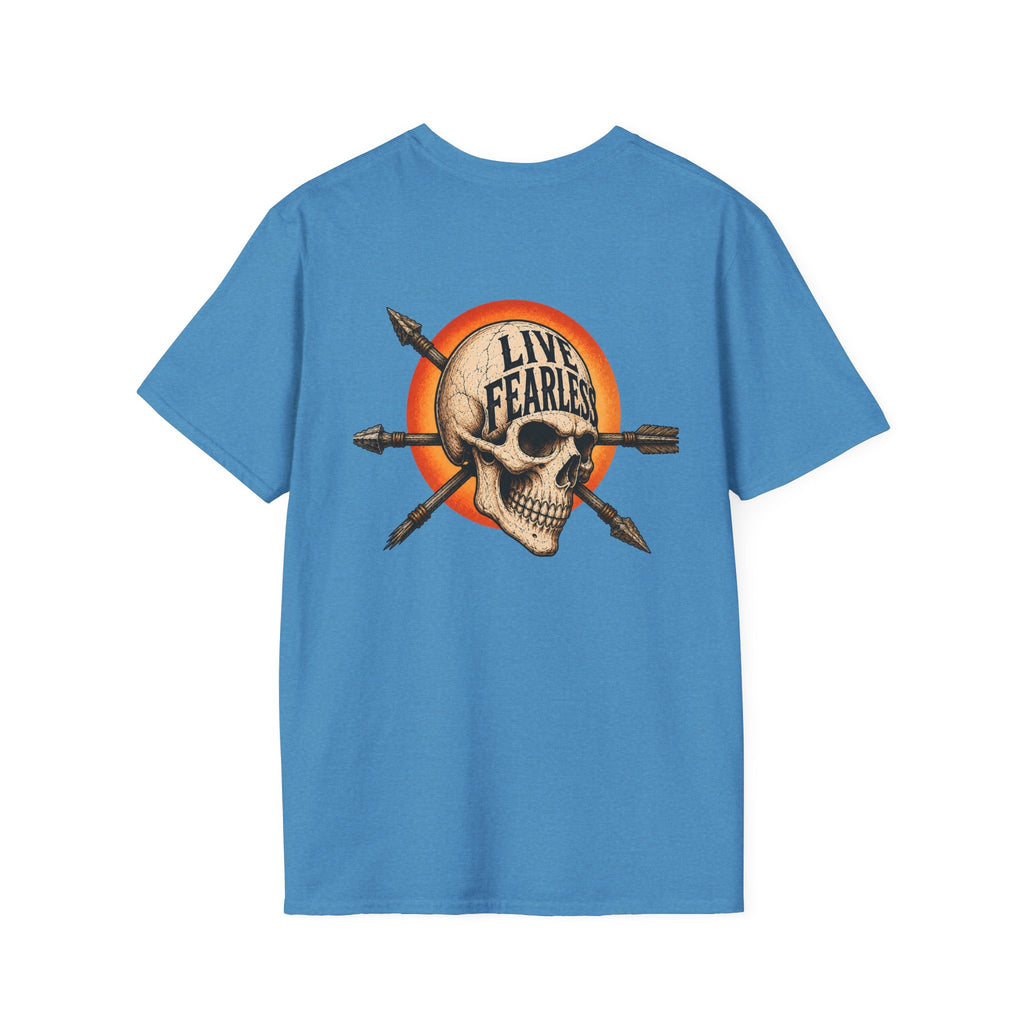 Live Fearless – Ancient Warrior Skull T-Shirt