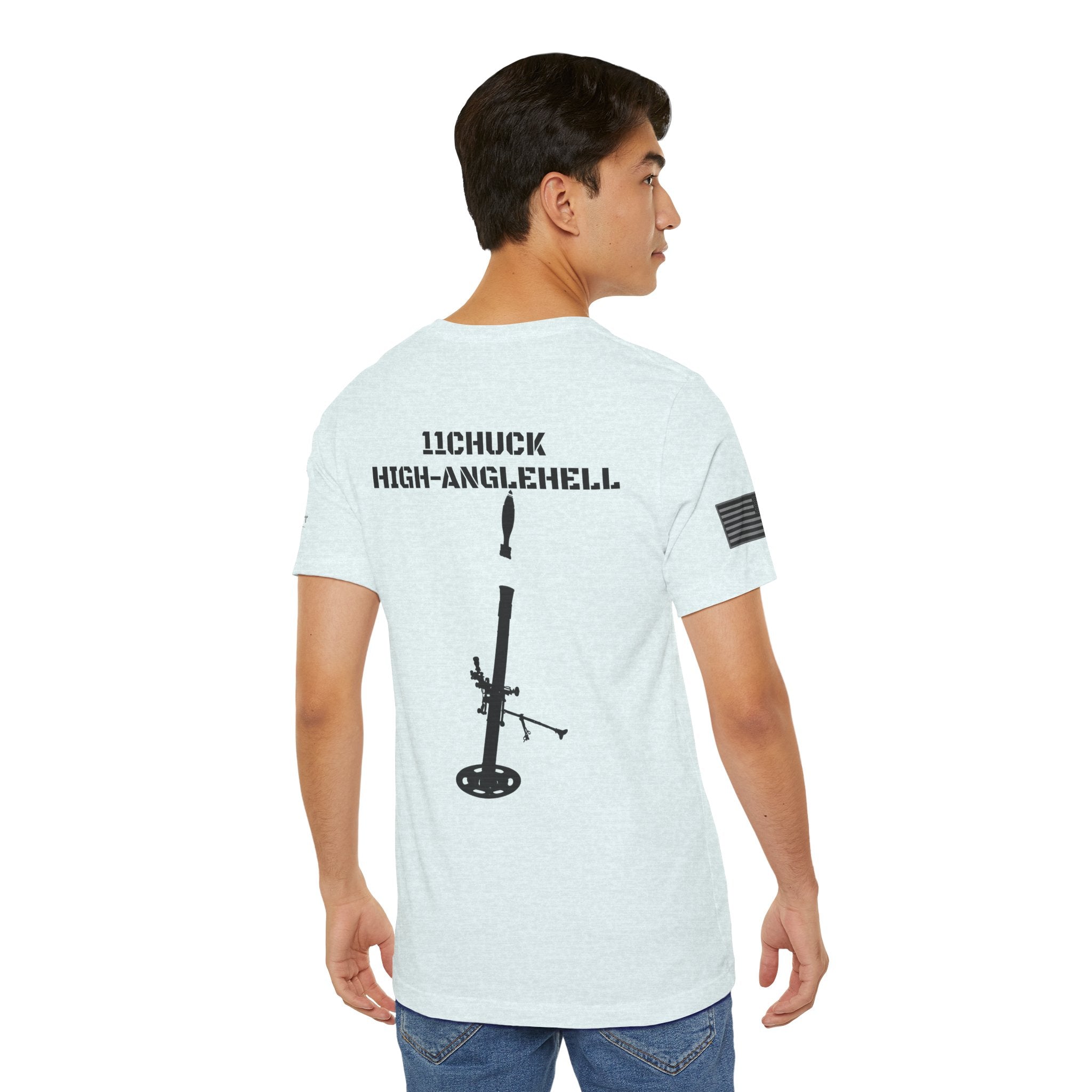 11Chuck Indirect Fire Infantryman Inspired Patriotic T-Shirt