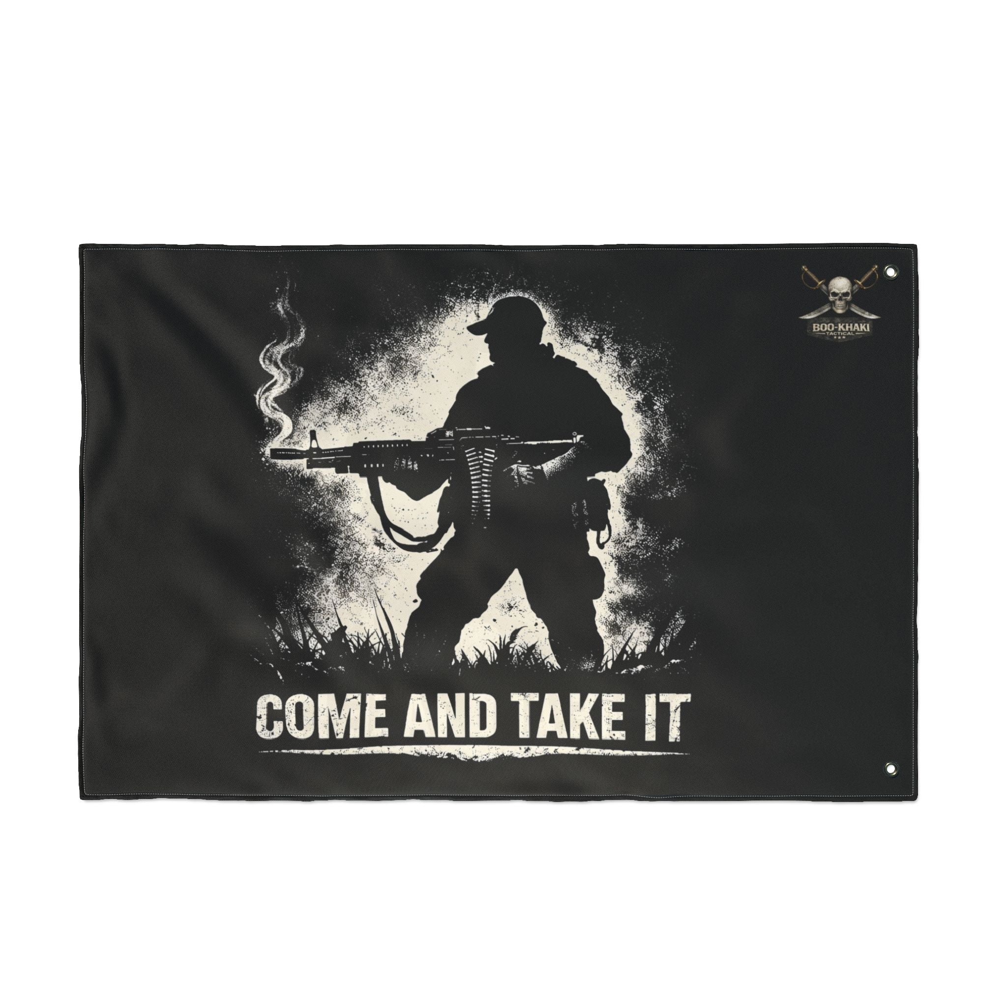Come and Take It Flag — Double-Sided Military Soldier Banner
