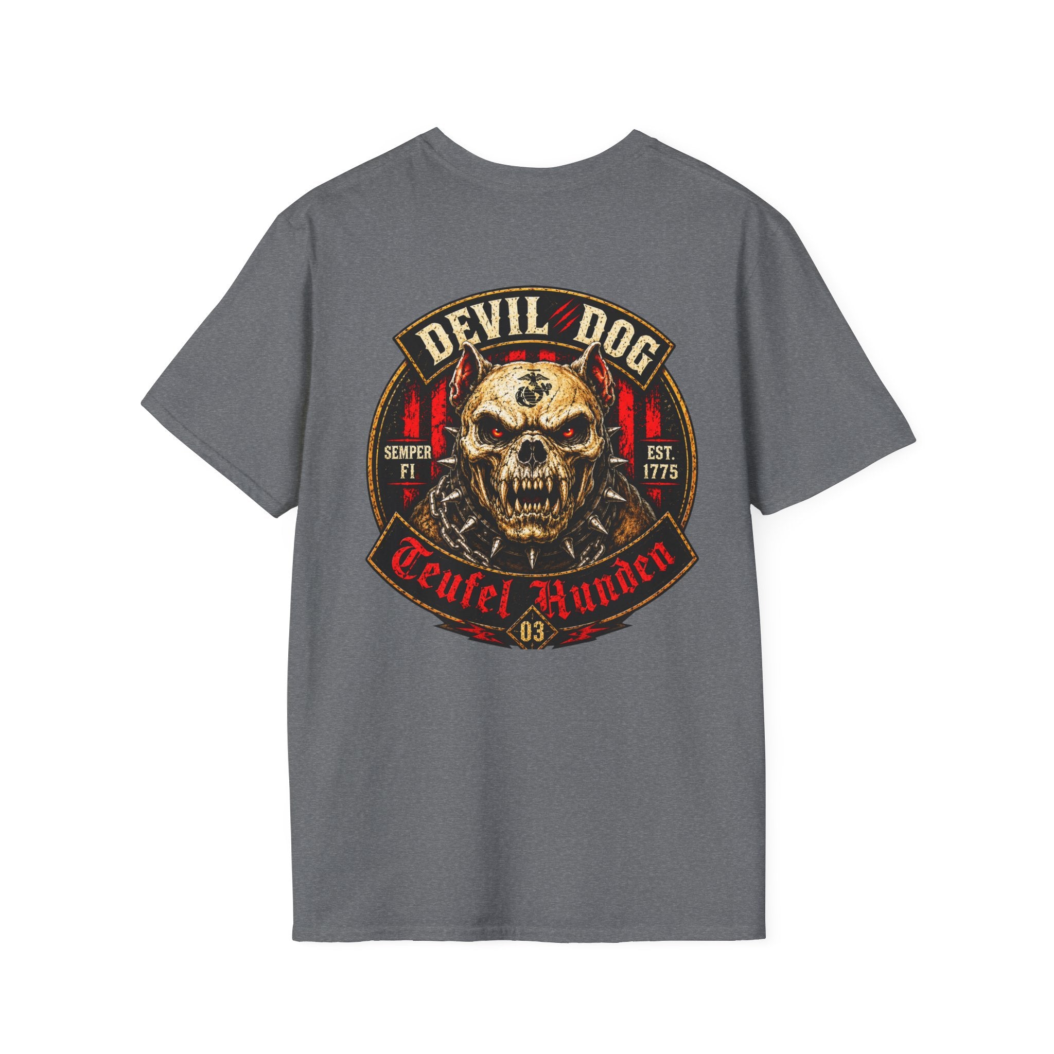 Devil Dog, Teufel Hunden Marine Corps T-Shirt