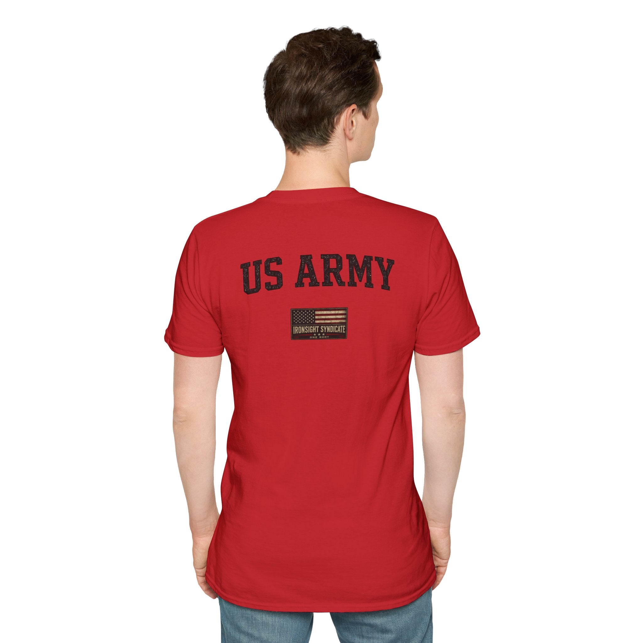 Fort Benning Athletic Tee  Ironsight Syndicate | Patriotic Military Graphic Tee for Veterans & Patriots, Adult (13 and up), unisex
