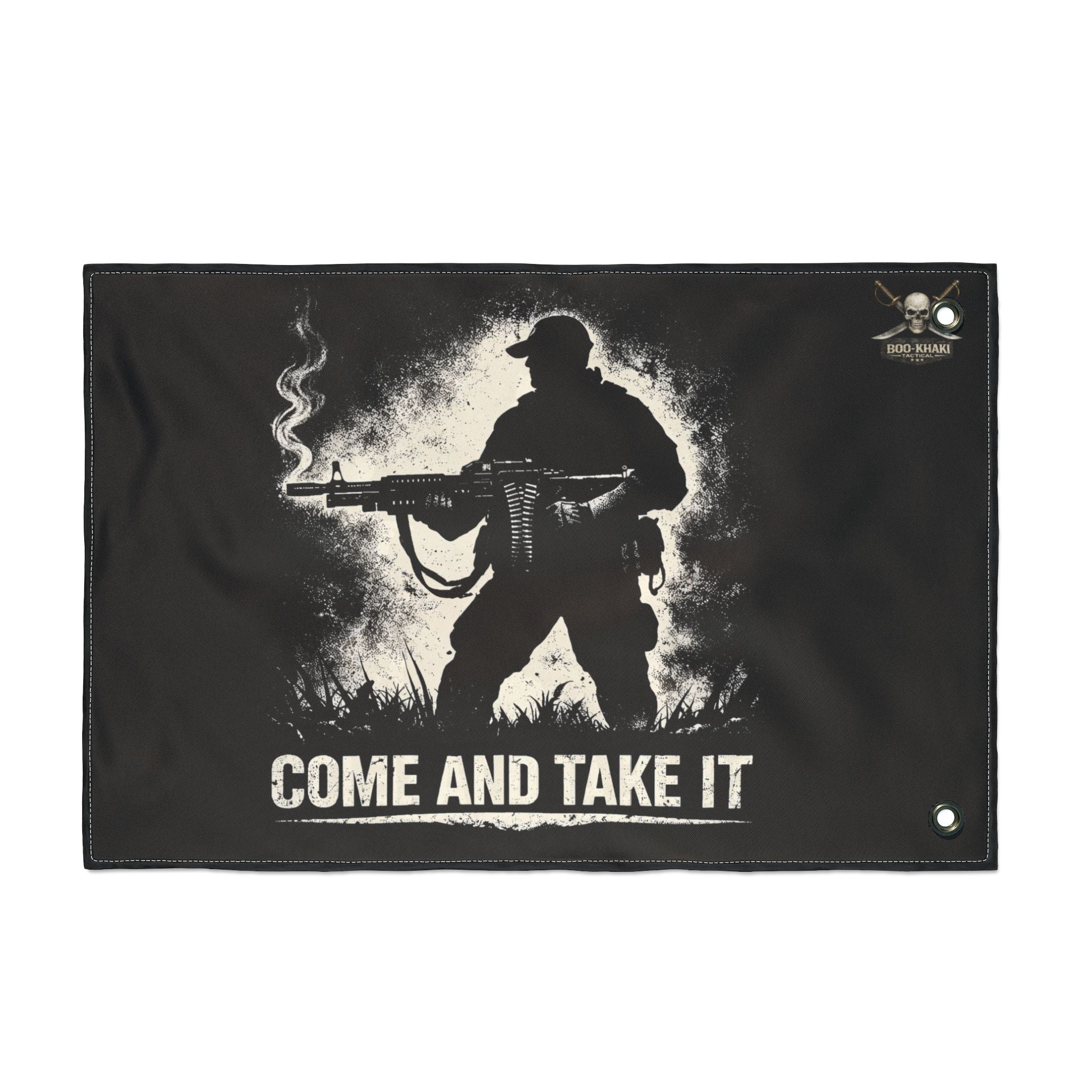 Come and Take It Flag — Double-Sided Military Soldier Banner