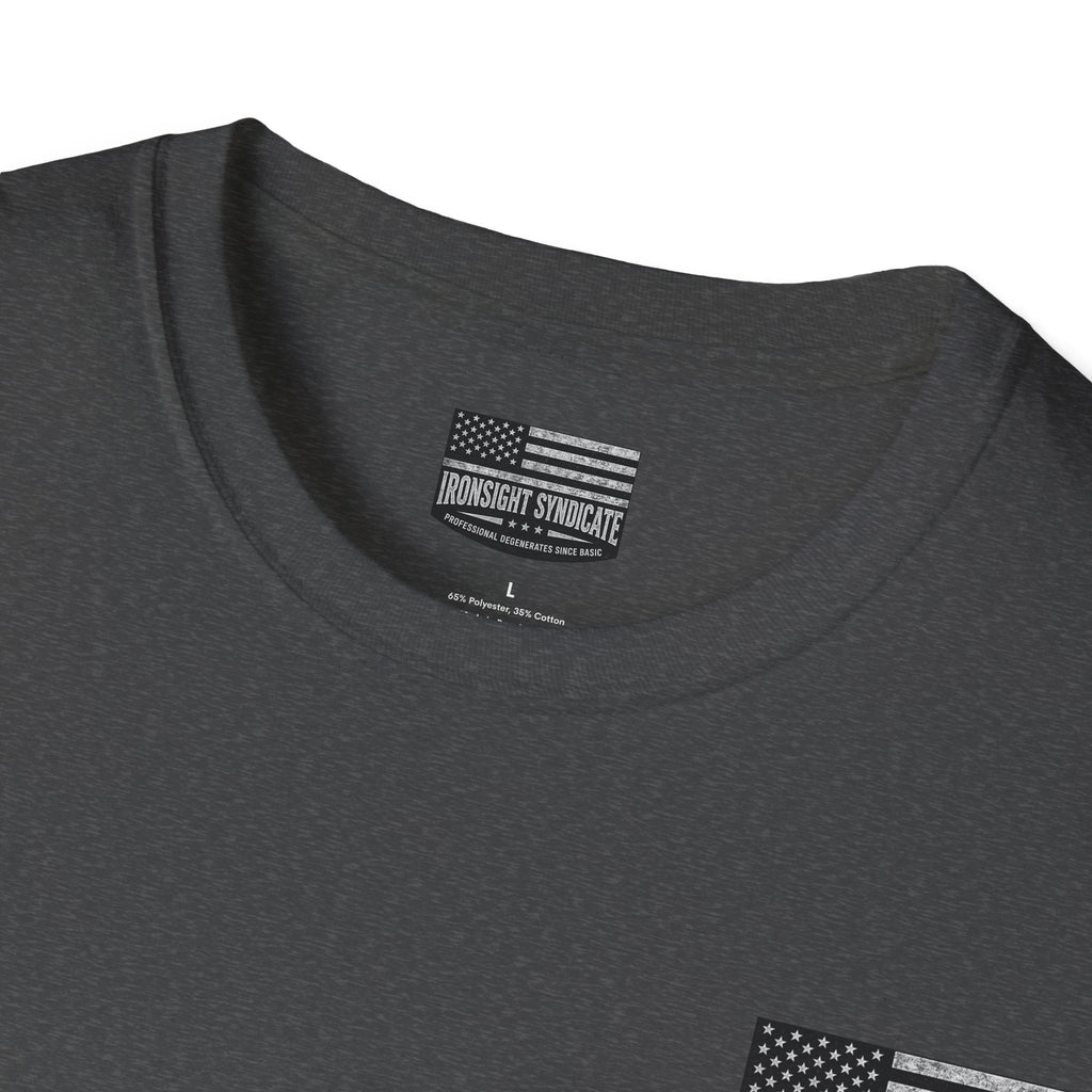 Machine Gun George Washington T-Shirt | Patriotic Military Graphic Tee for Veterans & Patriots, Adult (13 and up), unisex