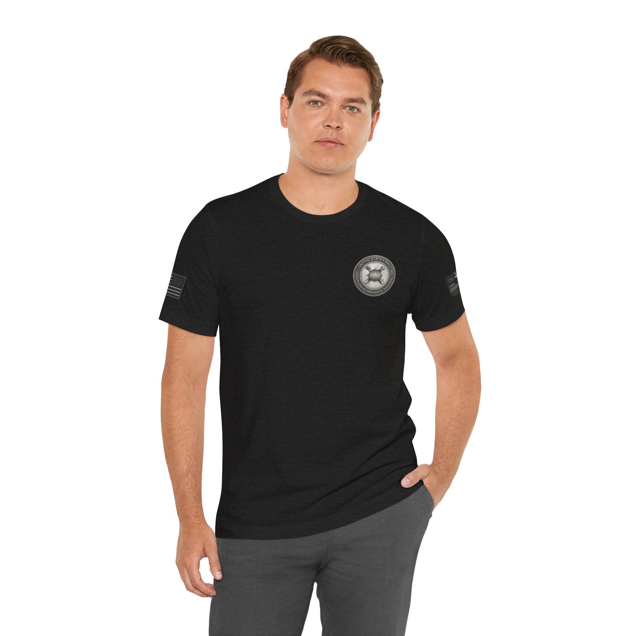 US Navy Master EOD Tech T-Shirt | Patriotic Tee for Veterans, Adult (13 and up), unisex