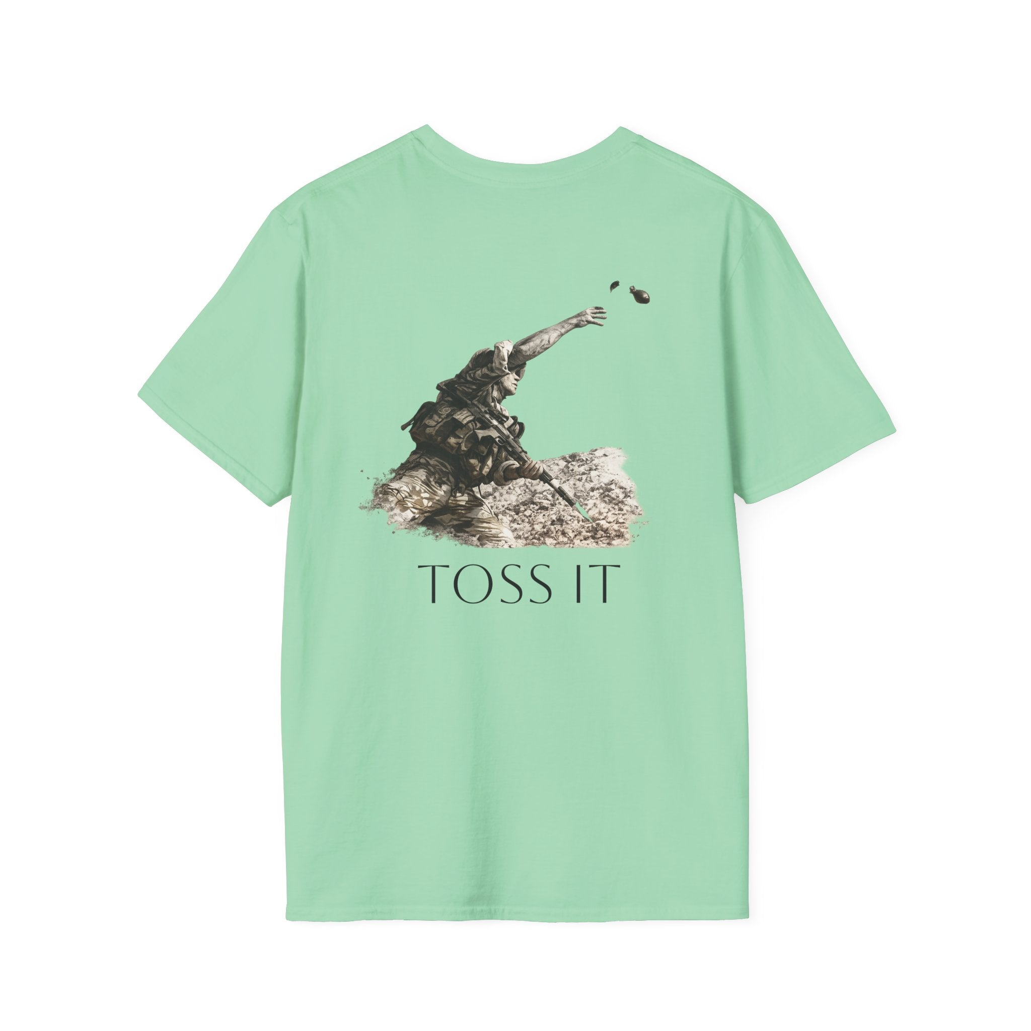 Toss It.  Funny Hand Grenade Tee