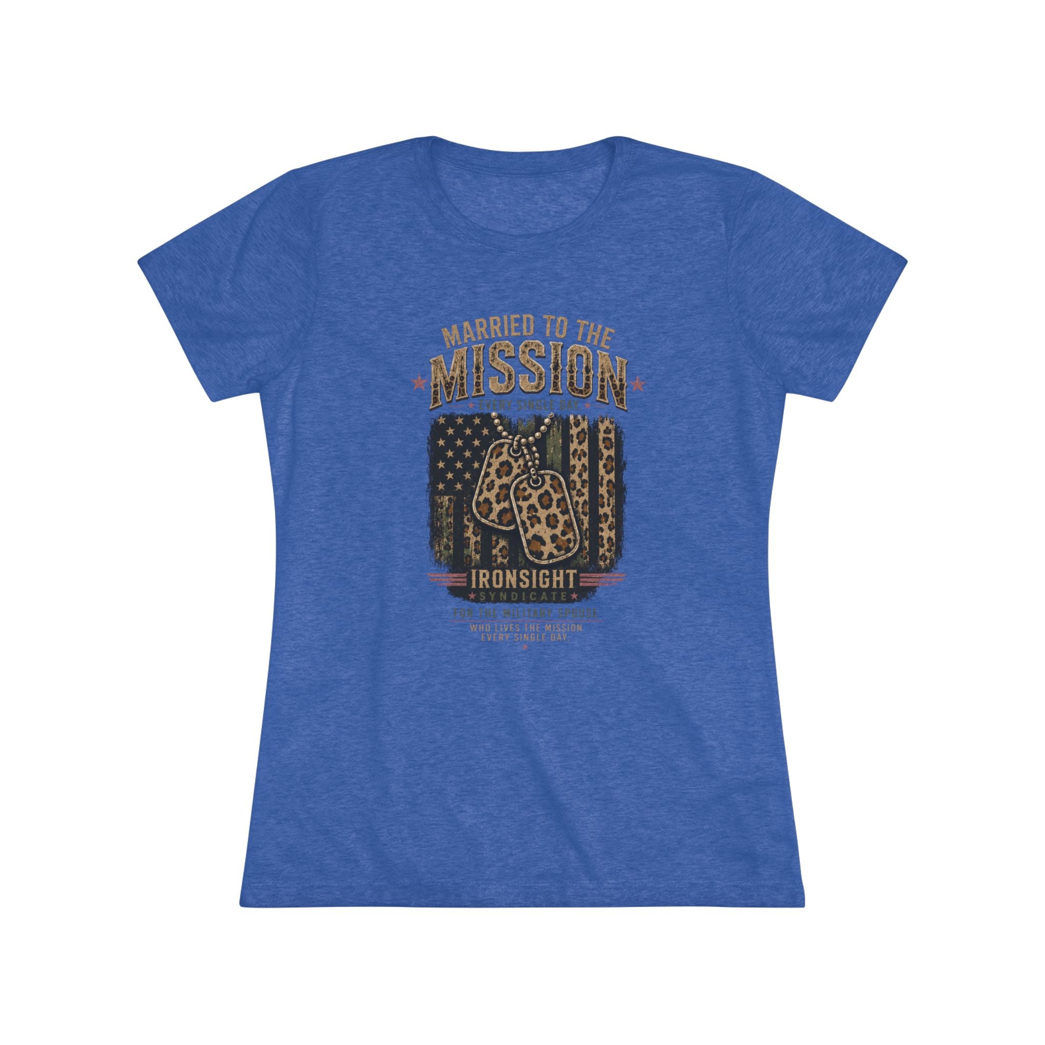 Married to the Mission Tee — Women's Military Spouse Graphic Shirt