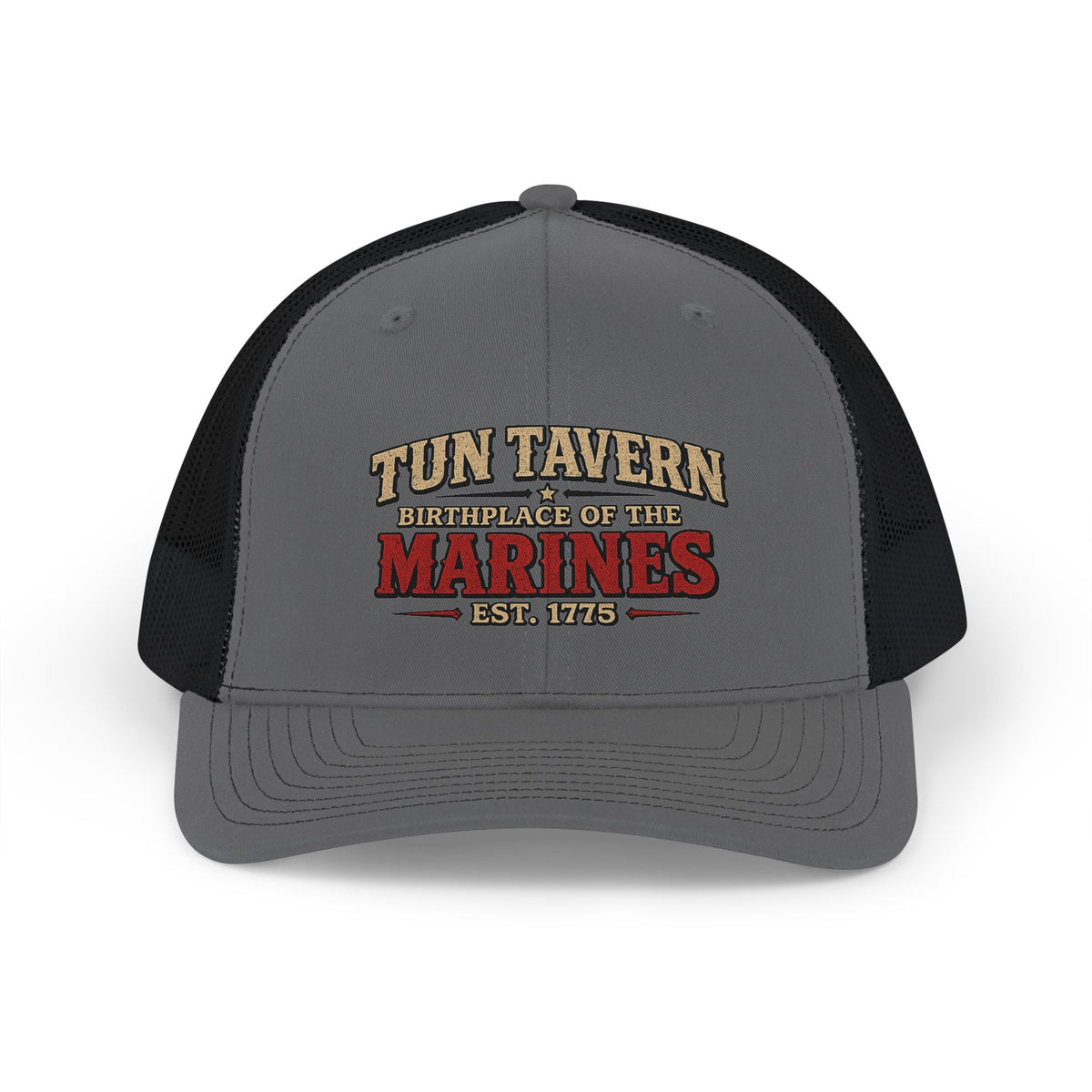 Tun Tavern, Birthplace of the Marines Trucker Cap - Vintage Military Snapback