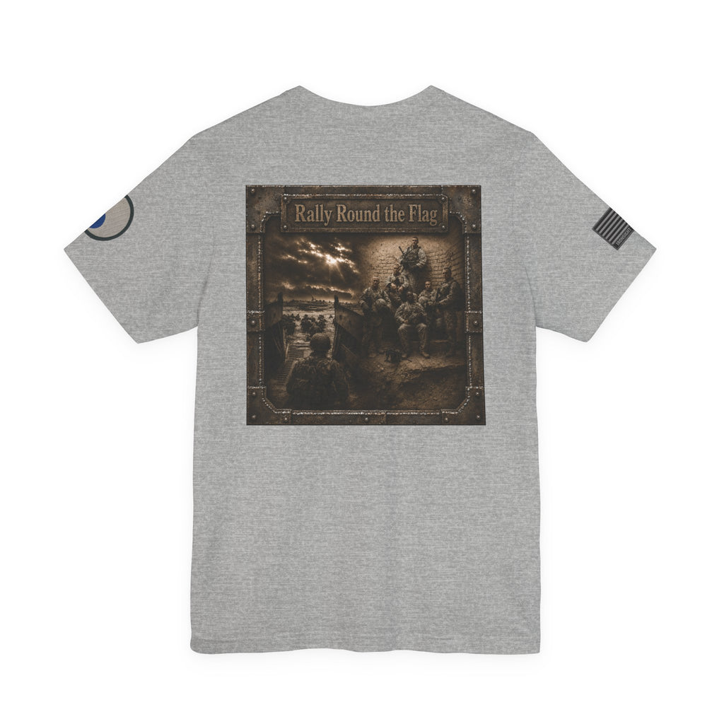 29th Infantry Division 1-115th Infantry Regiment T-Shirt | Patriotic Military Graphic Tee for Veterans & Patriots, Adult (13 and up), unisex