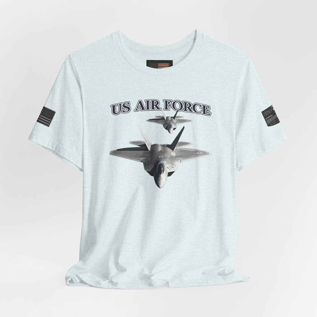 F-22 Raptor USAF Stealth Fighter Jet Graphic Tee – Premium Air Force Pride T-Shirt for Veterans & Active Duty