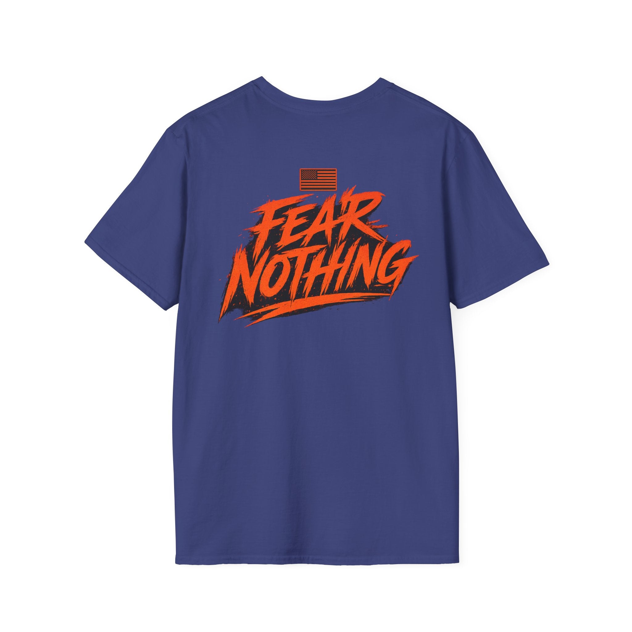 Fear Nothing (Orange) Military-Inspired Graphic T-Shirt | Ironsight Syndicate