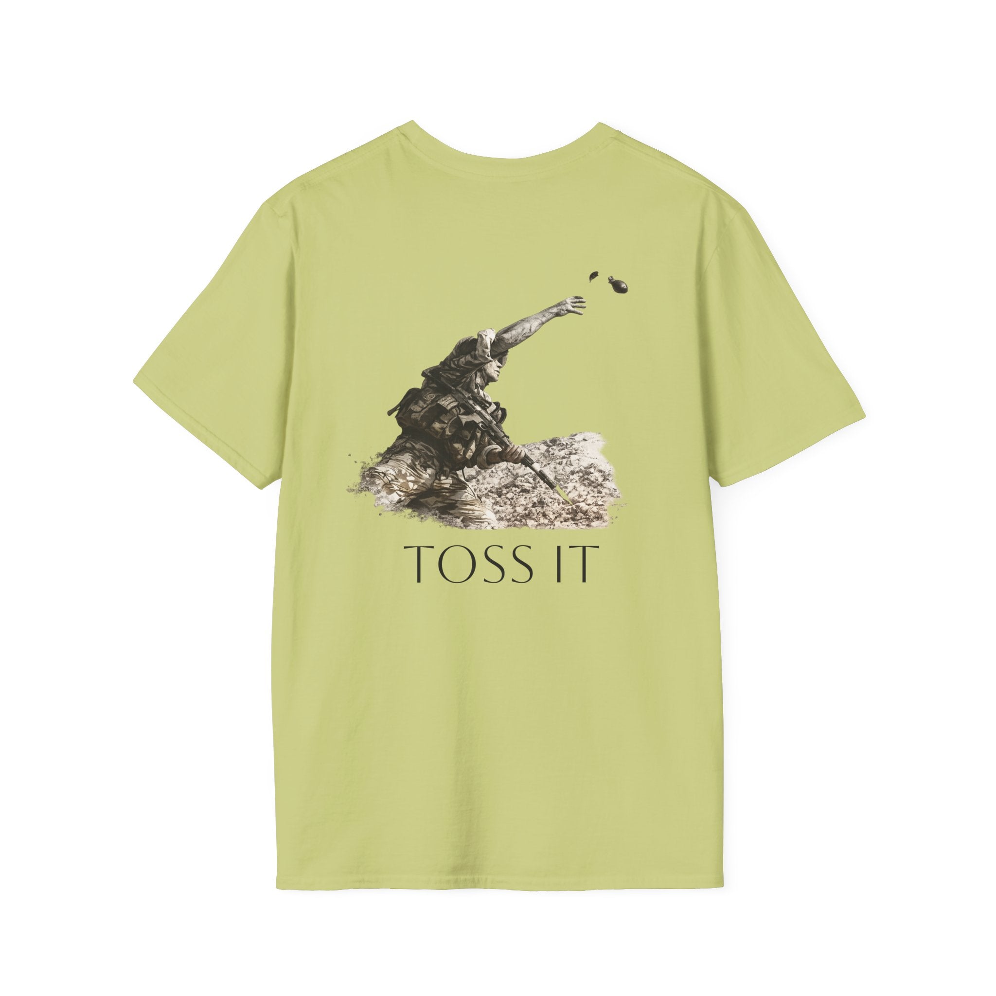 Toss It.  Funny Hand Grenade Tee