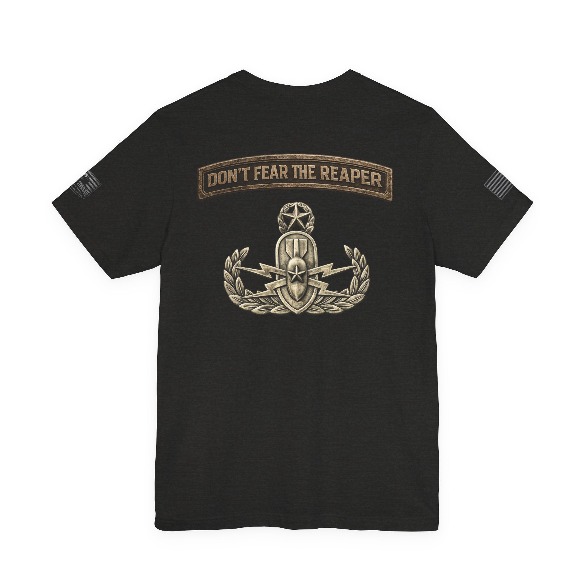 Master EOD Tech Reaper T-Shirt | Patriotic Tee for Veterans, Adult (13 and up), unisex