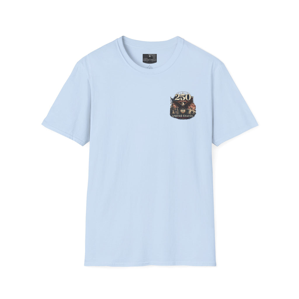 M1 Abrams Patriotic Ironsight Syndicate T-Shirt | Patriotic Military Graphic Tee for Veterans & Patriots, Adult (13 and up), unisex