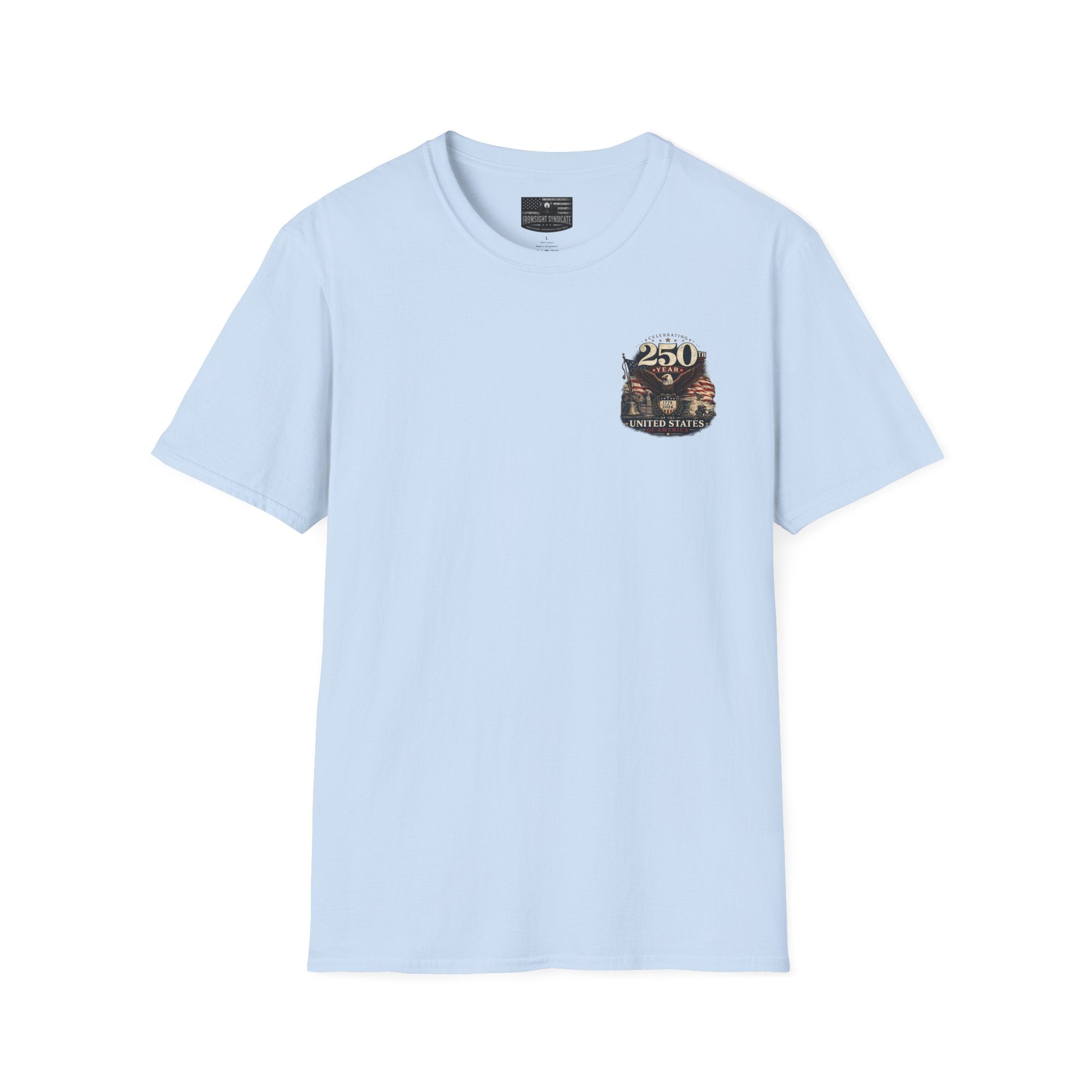 M1 Abrams Patriotic Ironsight Syndicate T-Shirt | Patriotic Military Graphic Tee for Veterans & Patriots, Adult (13 and up), unisex