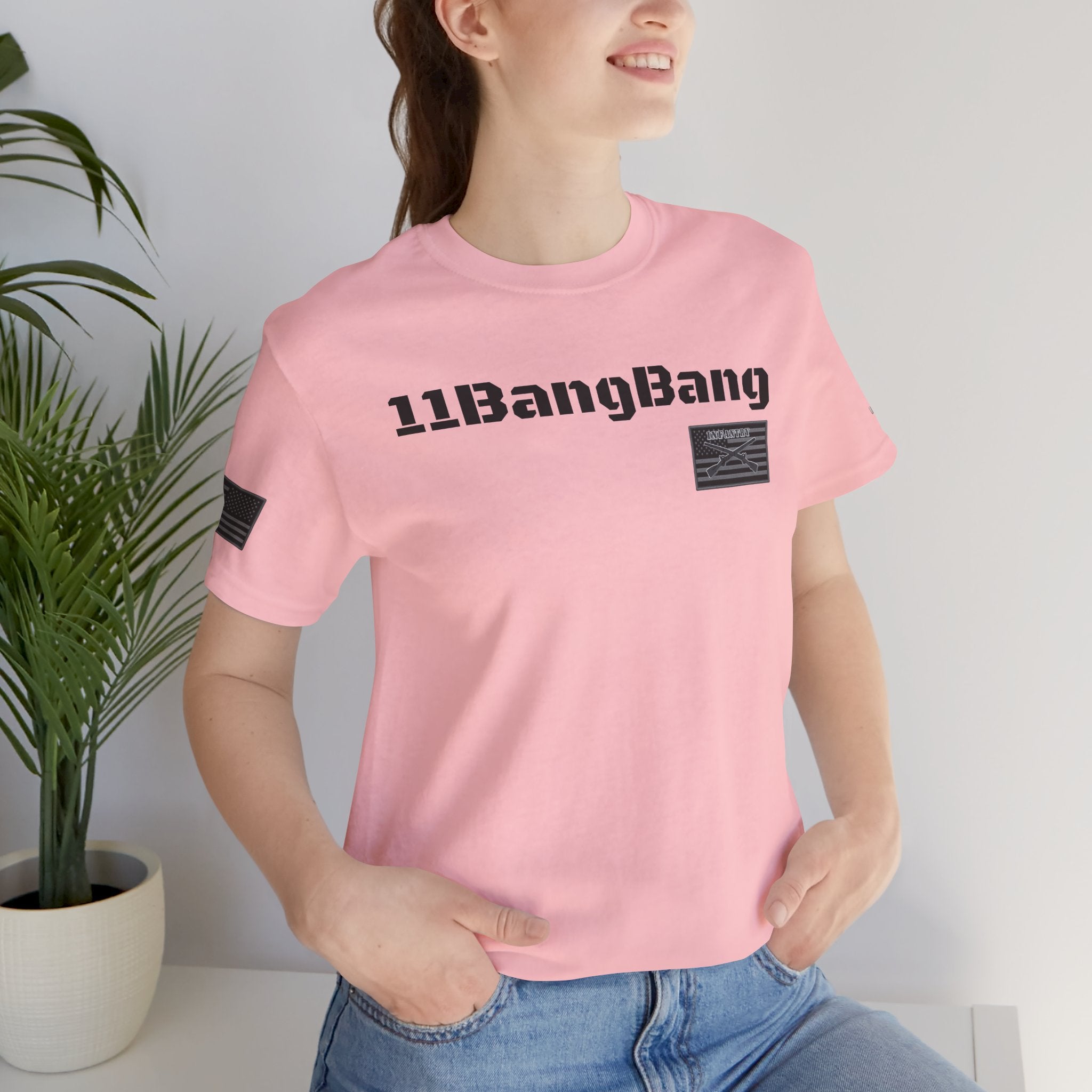 11BangBang Infantry Inspired Patriotic T-Shirt