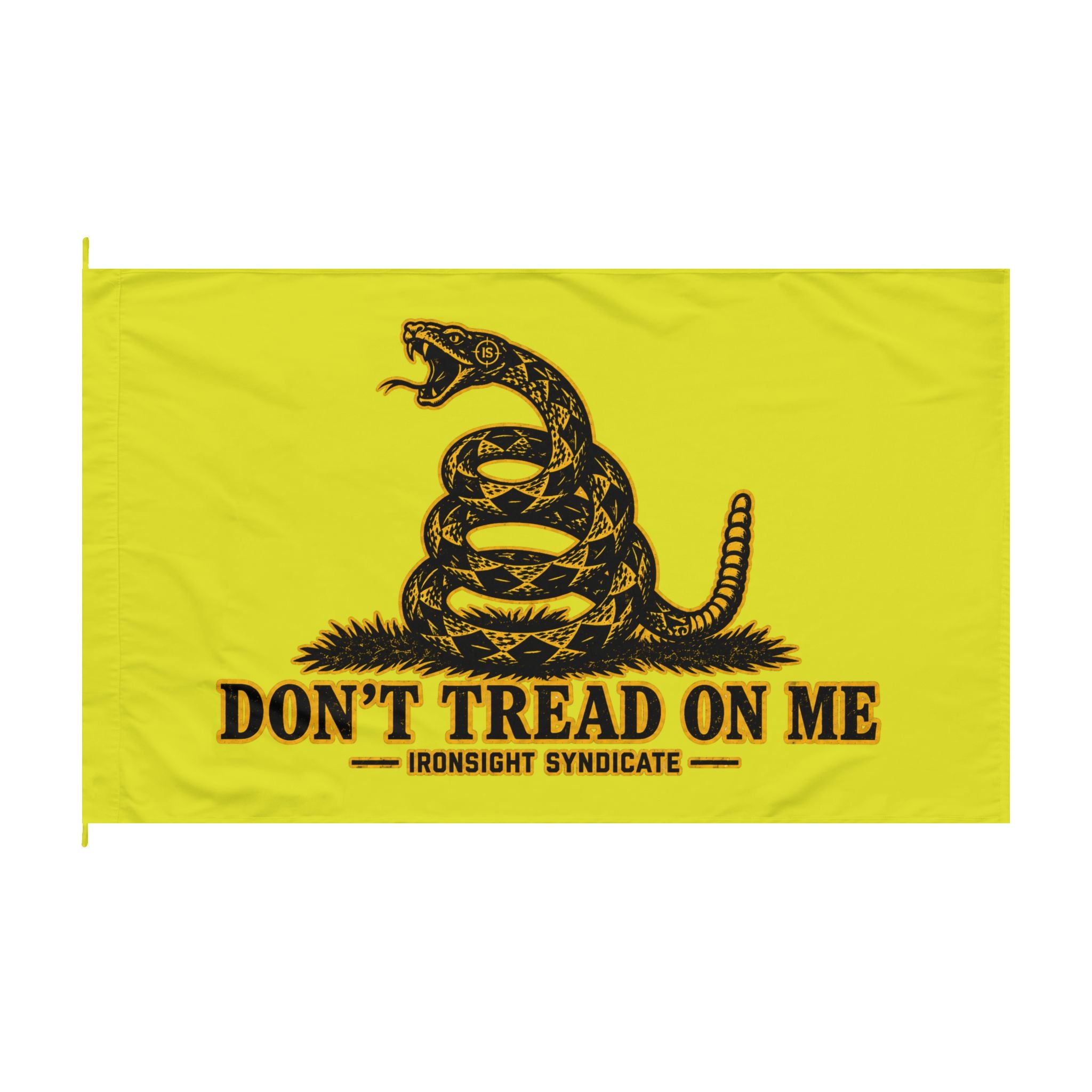 Don't Tread On Me Double-Sided Flag - Gadsden Snake Liberty Banner - 60 x 36 in | Ironsight Syndicate