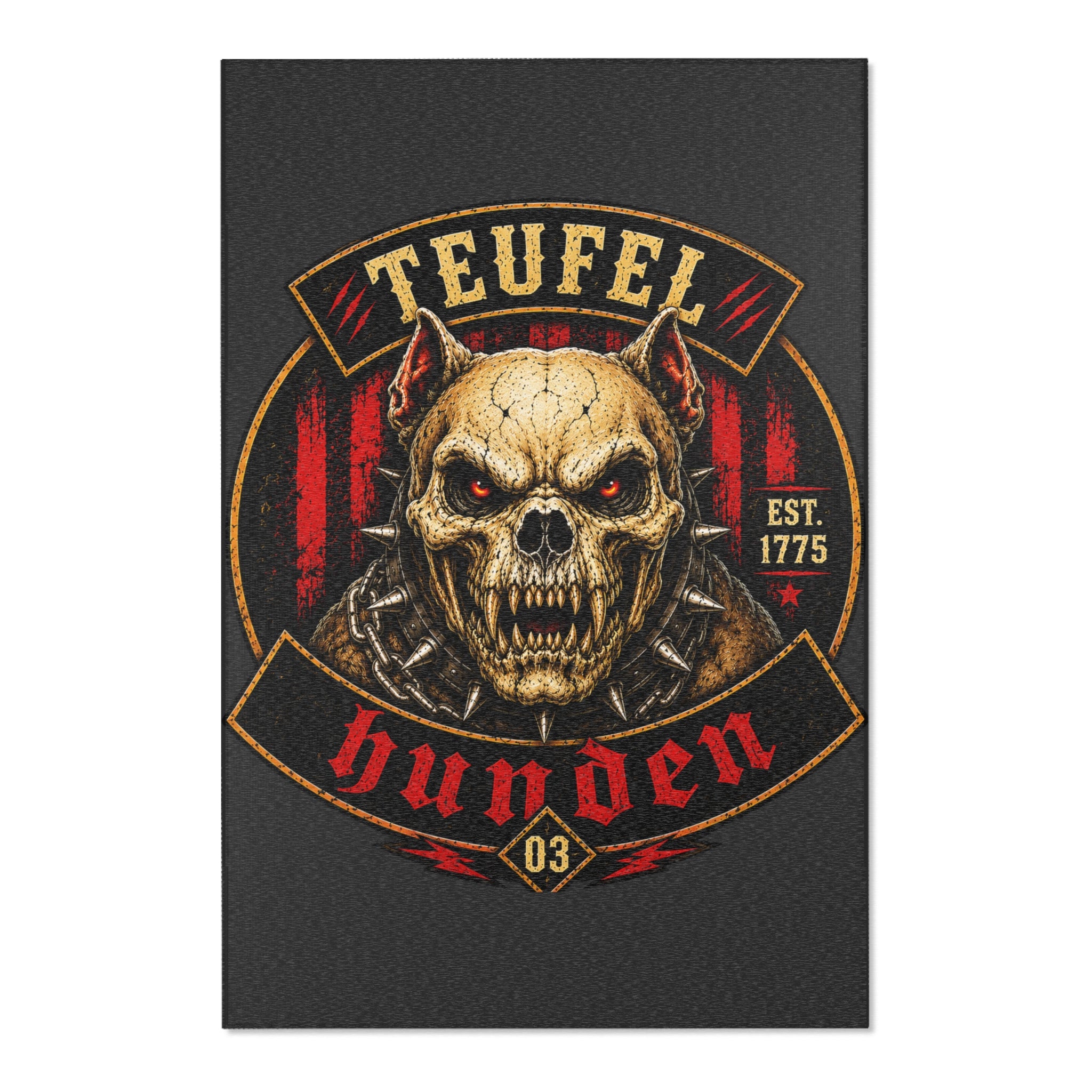Teufel Hunden Area Rug — Military Honor Floor Mat