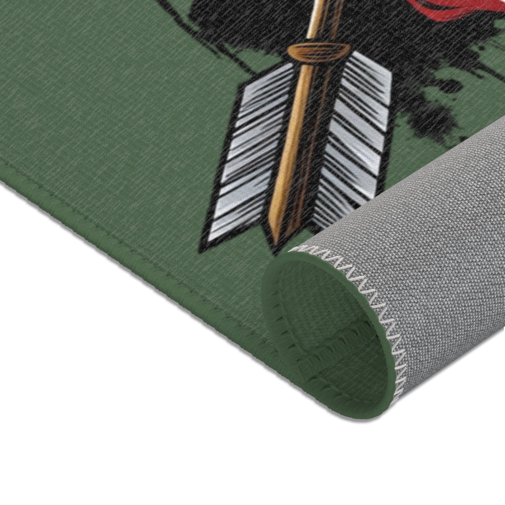 Special Forces De Oppresso Liber American Skull Area Rug — Military Home Decor — Ironsight Syndicate - 7