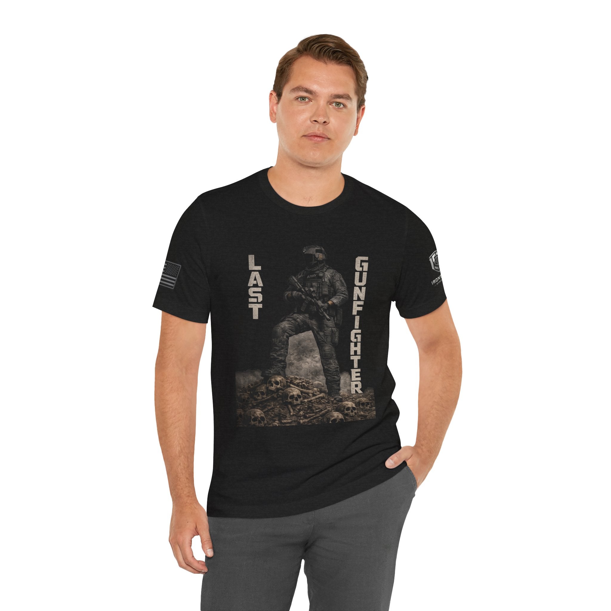 Last Gunfighter Infantry Inspired Patriotic T-Shirt | Ironsight Syndicate