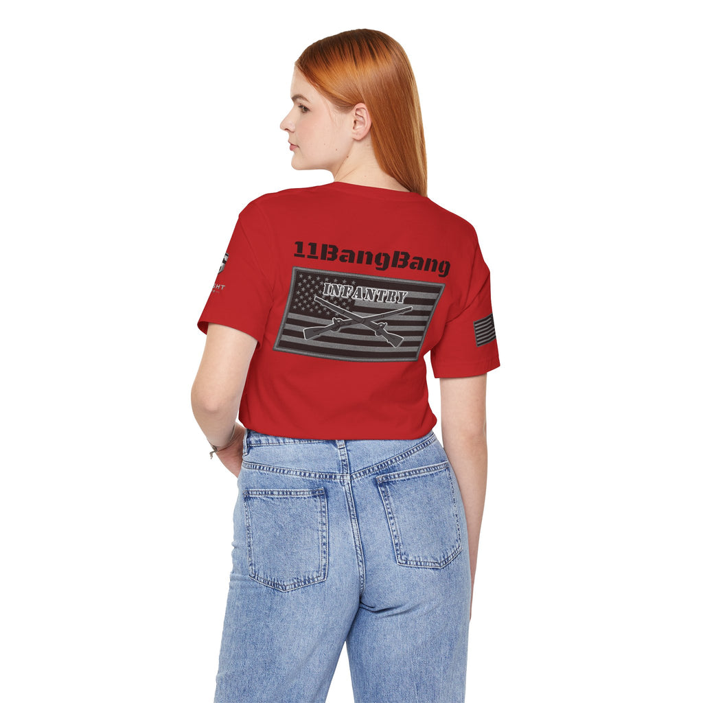 11BangBang Infantry Inspired Patriotic T-Shirt