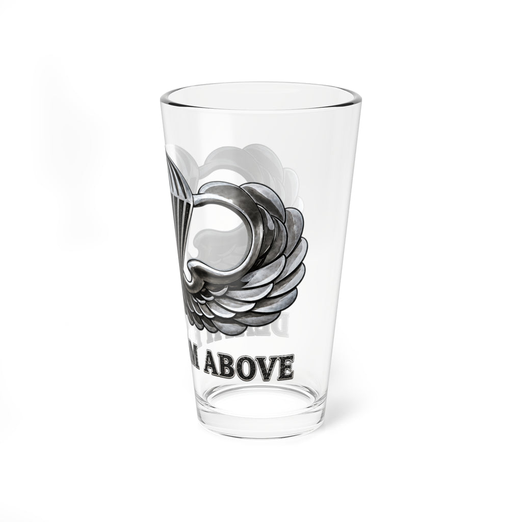 Paratrooper Wings -Airborne- Death From Above -16oz Beer Pint