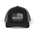 Breacher Up Trucker Cap — American Flag Tactical Snapback Hat | Patriotic USA Snapback Mesh Cap for Veterans & Patriots