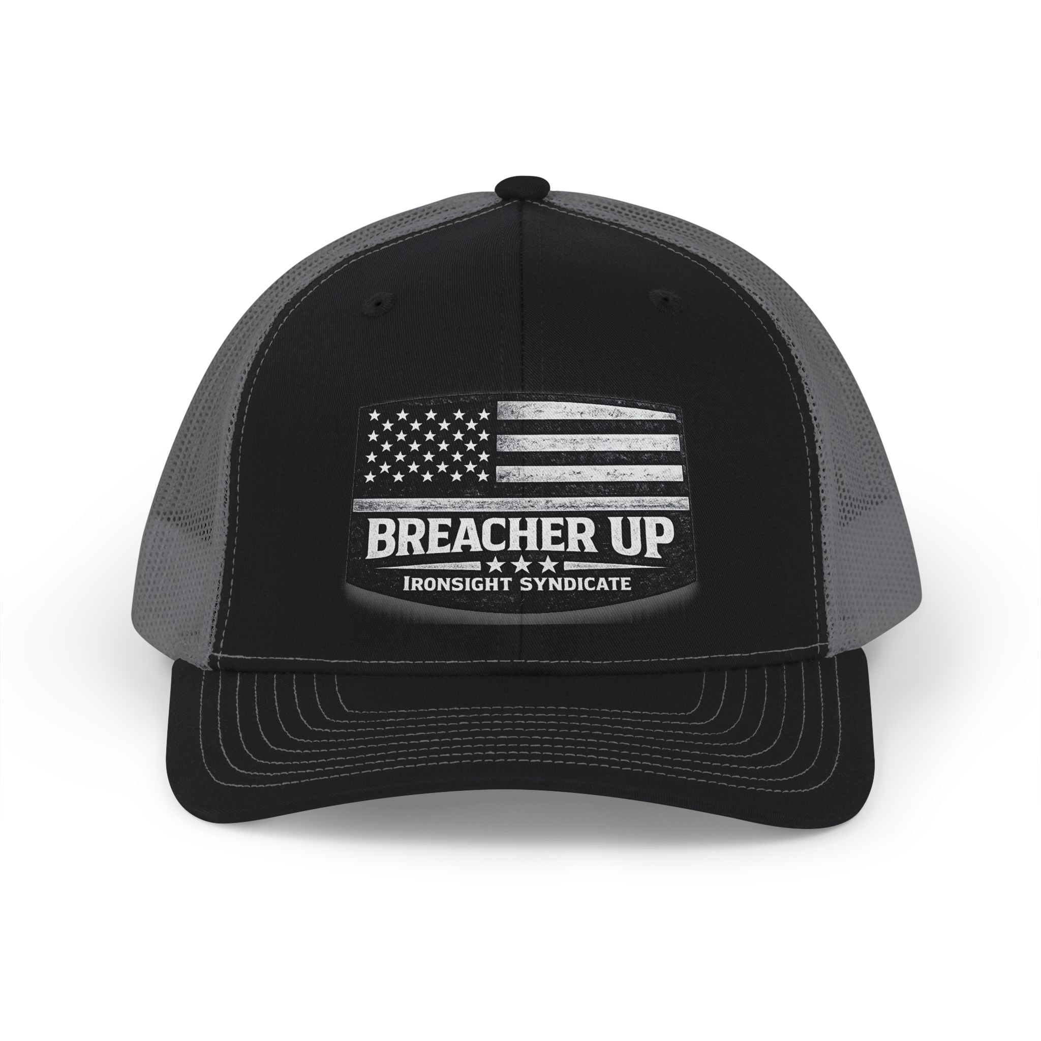 Breacher Up Trucker Cap — American Flag Tactical Snapback Hat