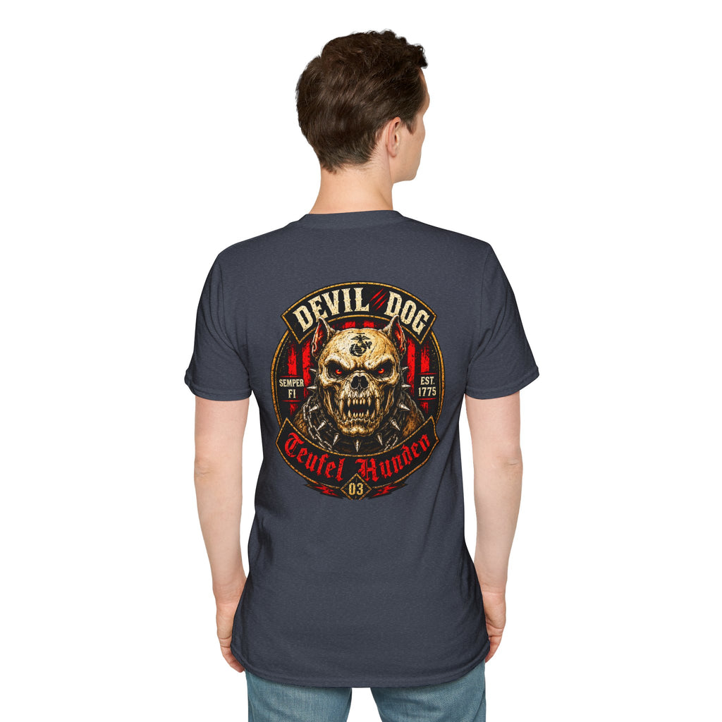 Devil Dog, Teufel Hunden Marine Corps T-Shirt