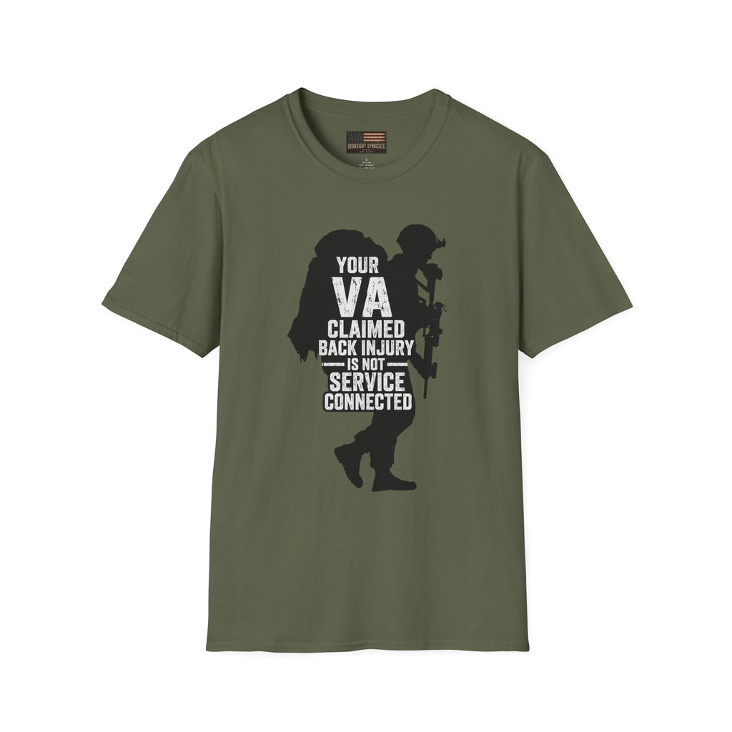 VA Claim Denied Graphic Front T-Shirt