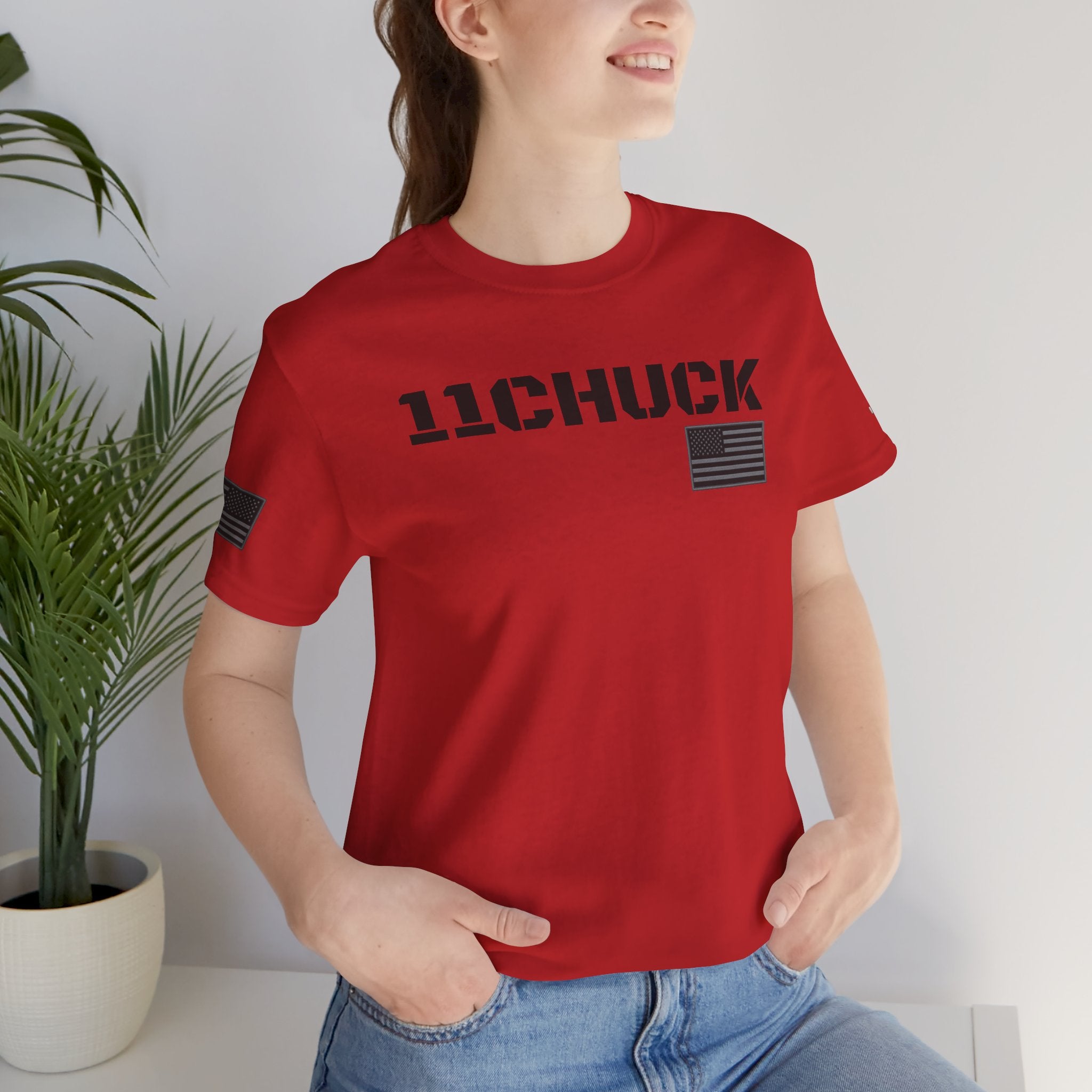 11Chuck Indirect Fire Infantryman Inspired Patriotic T-Shirt