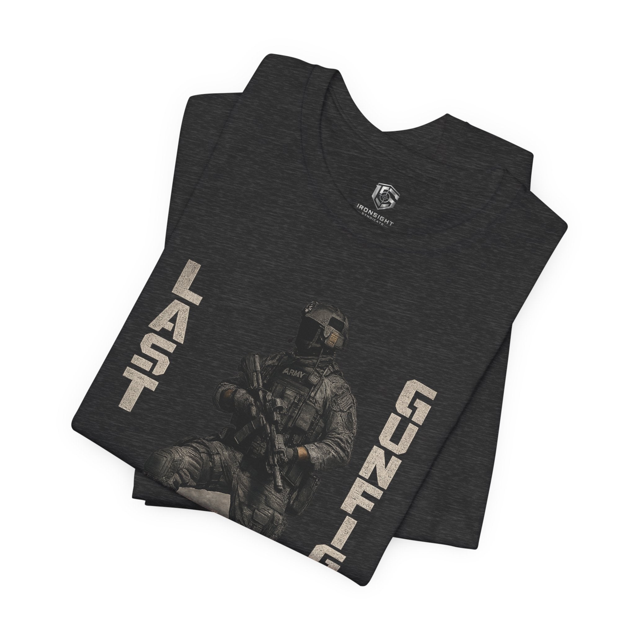 Last Gunfighter Infantry Inspired Patriotic T-Shirt | Ironsight Syndicate
