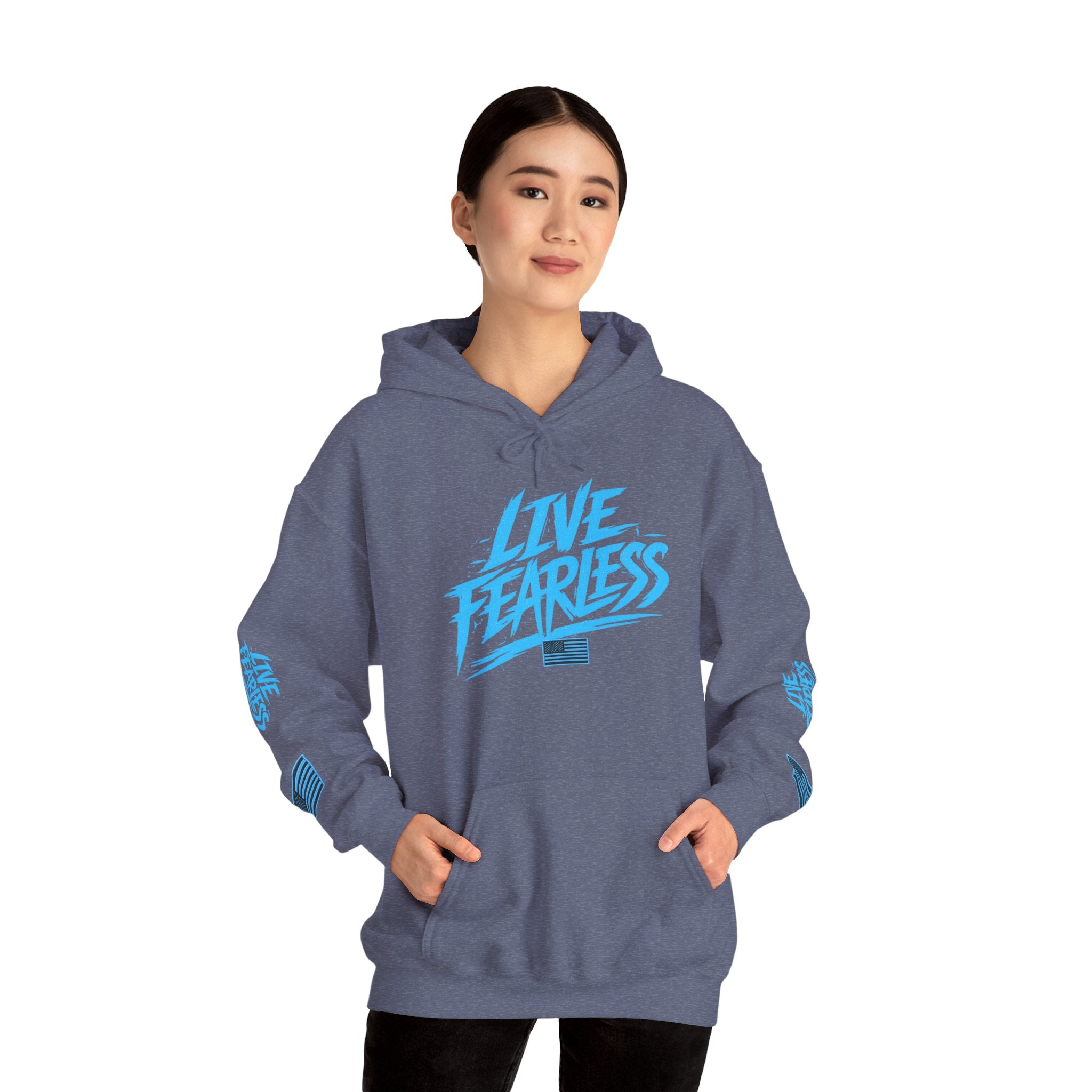 Live Fearless Hoodie | Premium Heavy Weight-Military-Inspired Patriotic Hoodie | Ironsight Syndicate