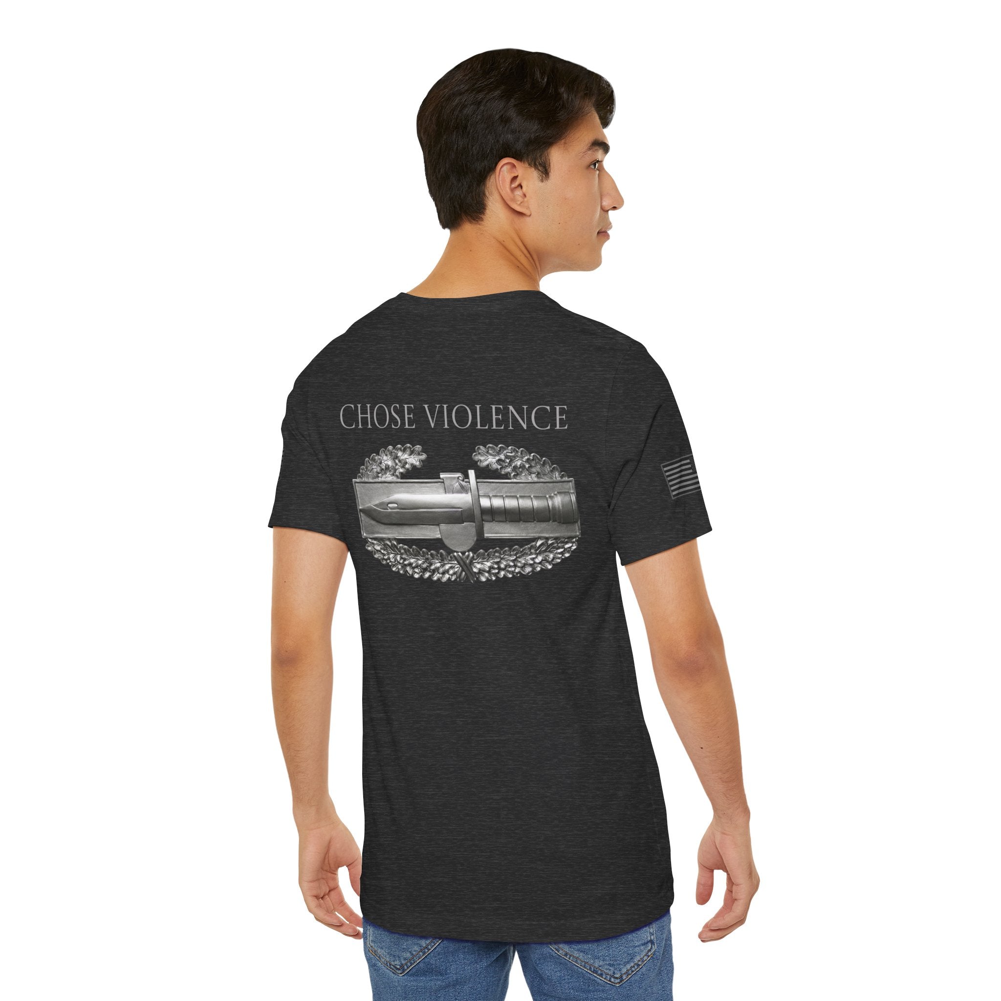 Combat Action Badge Choose Violence T-Shirt | Ironsight Syndicate