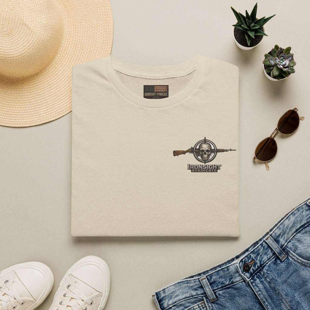 VA Knee injury claim is not service connected T-Shirt - Sand | Ironsight Syndicate