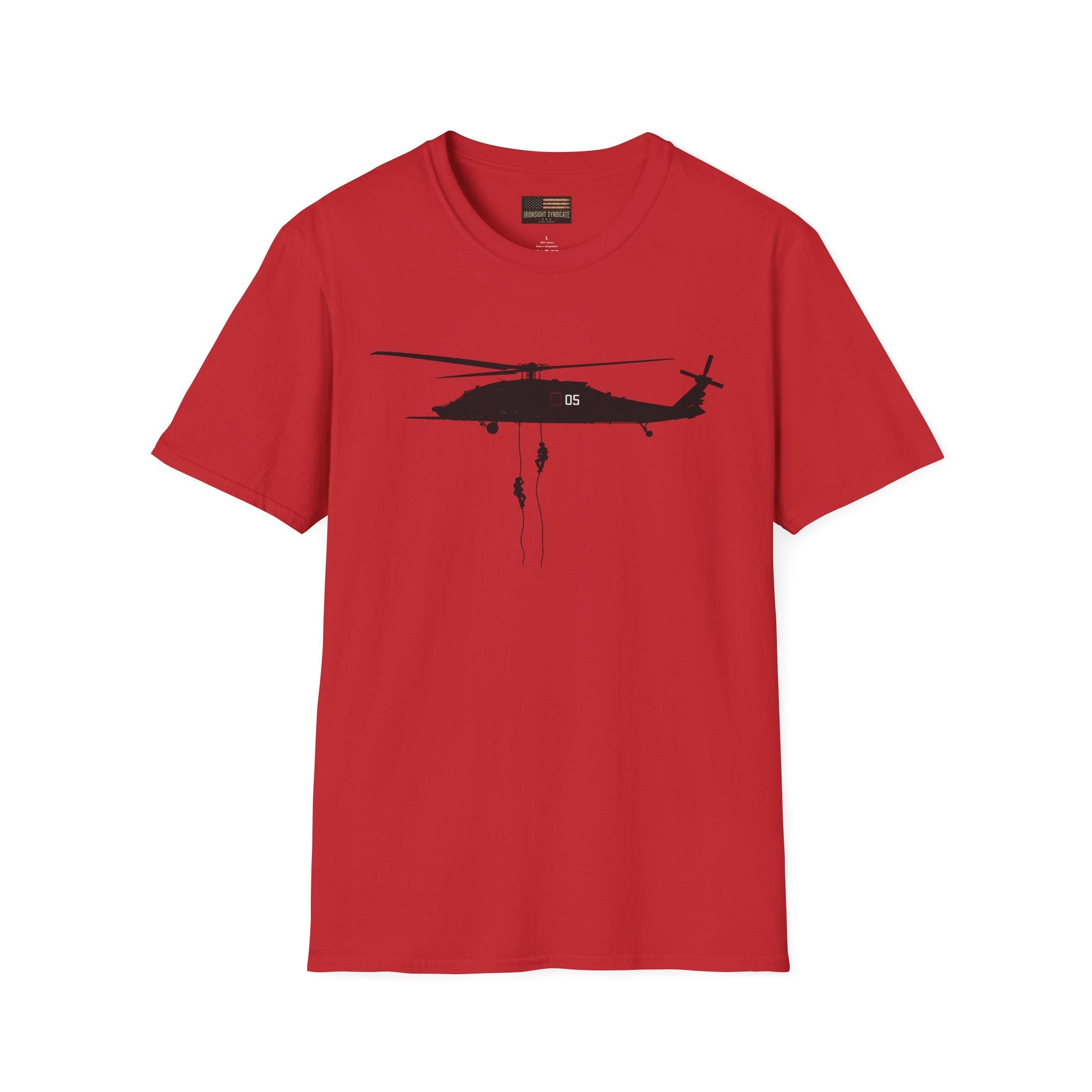 Fast Rope T‑Shirt — Military Silhouette Tee