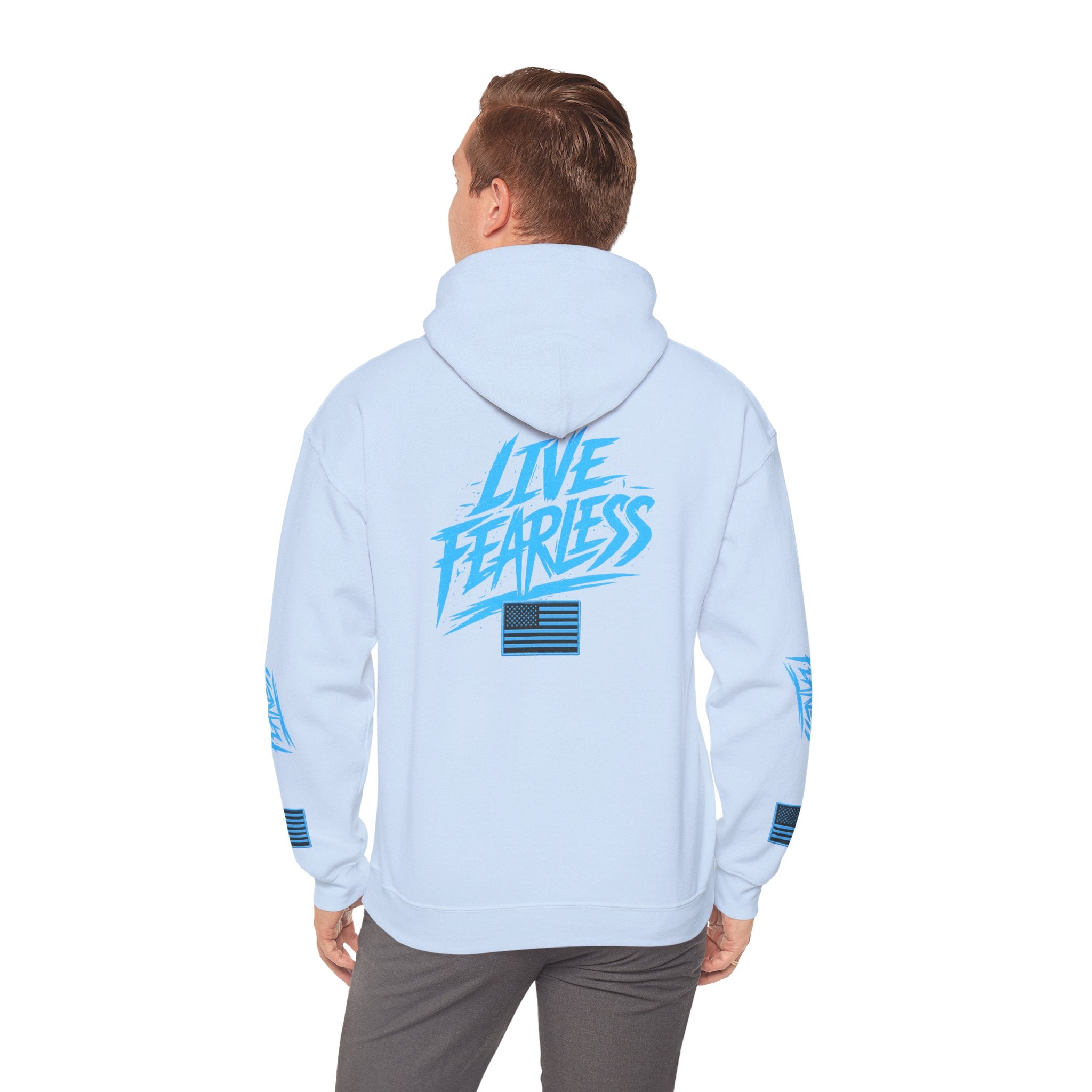 Live Fearless Hoodie | Premium Heavy Weight-Military-Inspired Patriotic Hoodie | Ironsight Syndicate